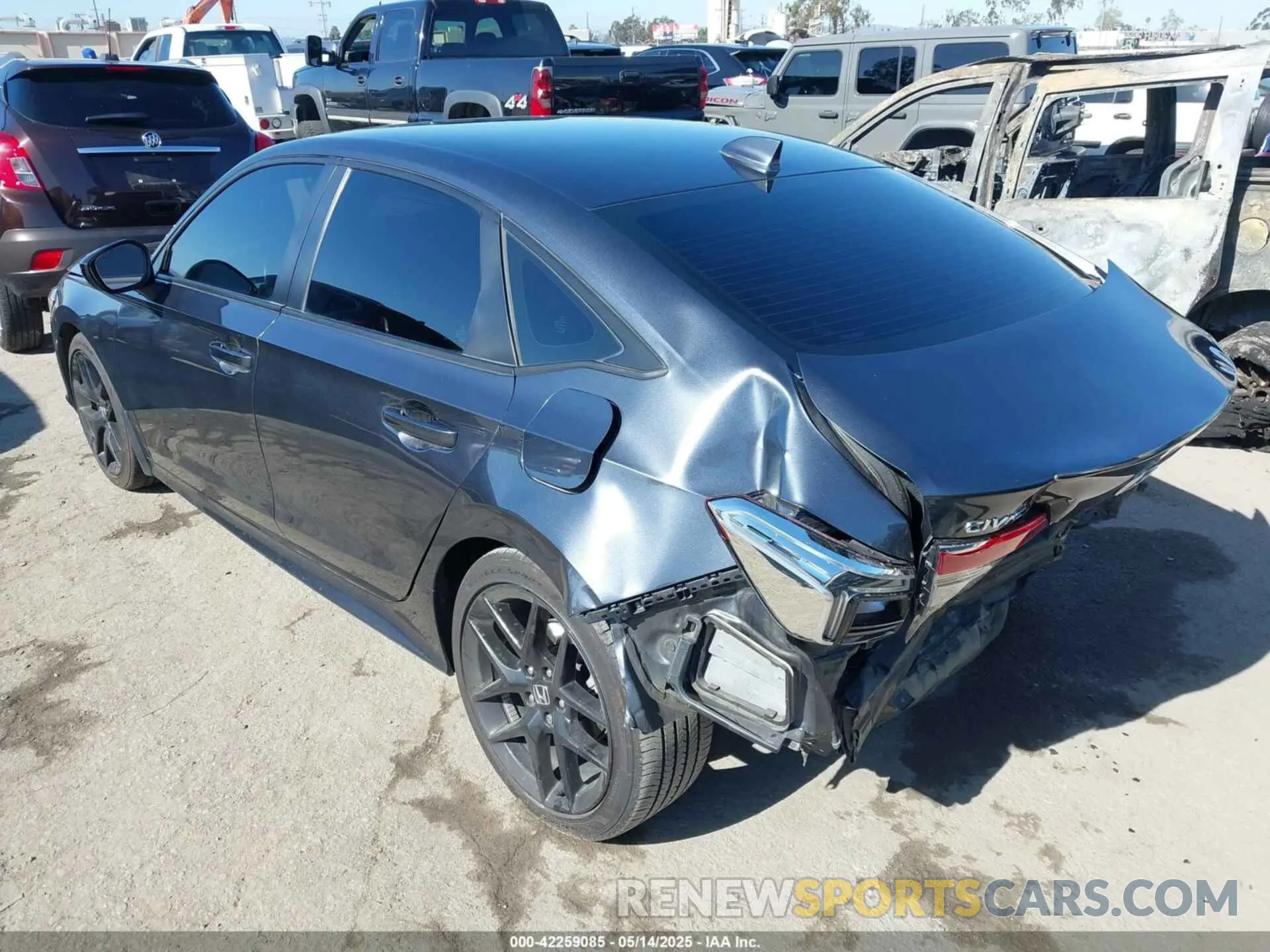 3 fotografías del automóvil dañado 2HGFE2F56PH521662 HONDA CIVIC 2023