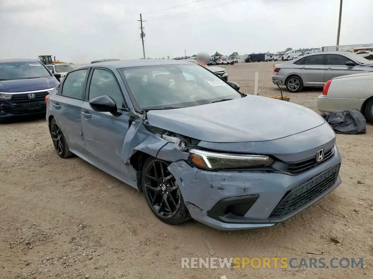4 fotografías del automóvil dañado 2HGFE2F56PH548358 HONDA CIVIC 2023