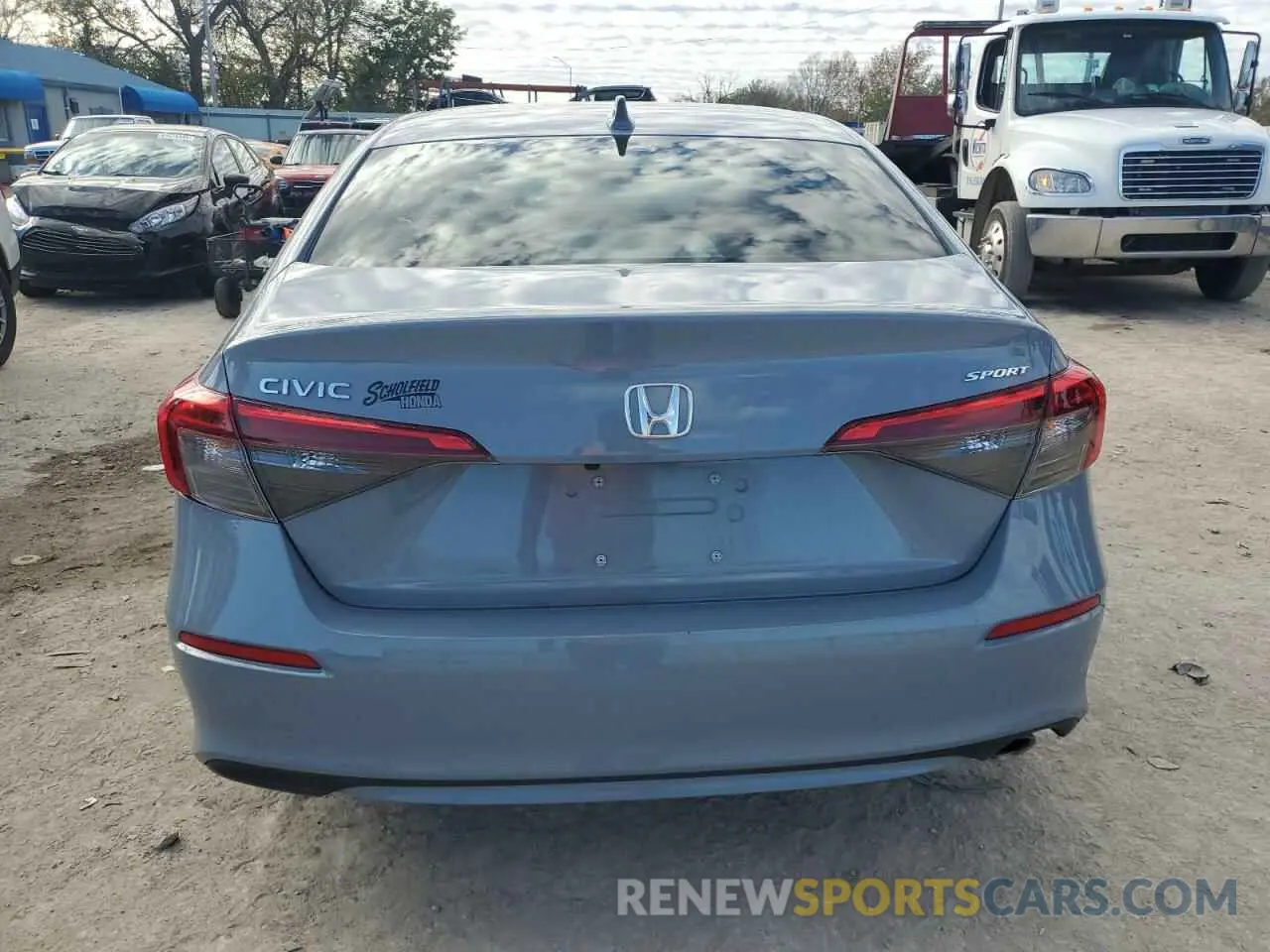 6 fotografías del automóvil dañado 2HGFE2F57PH504059 HONDA CIVIC 2023