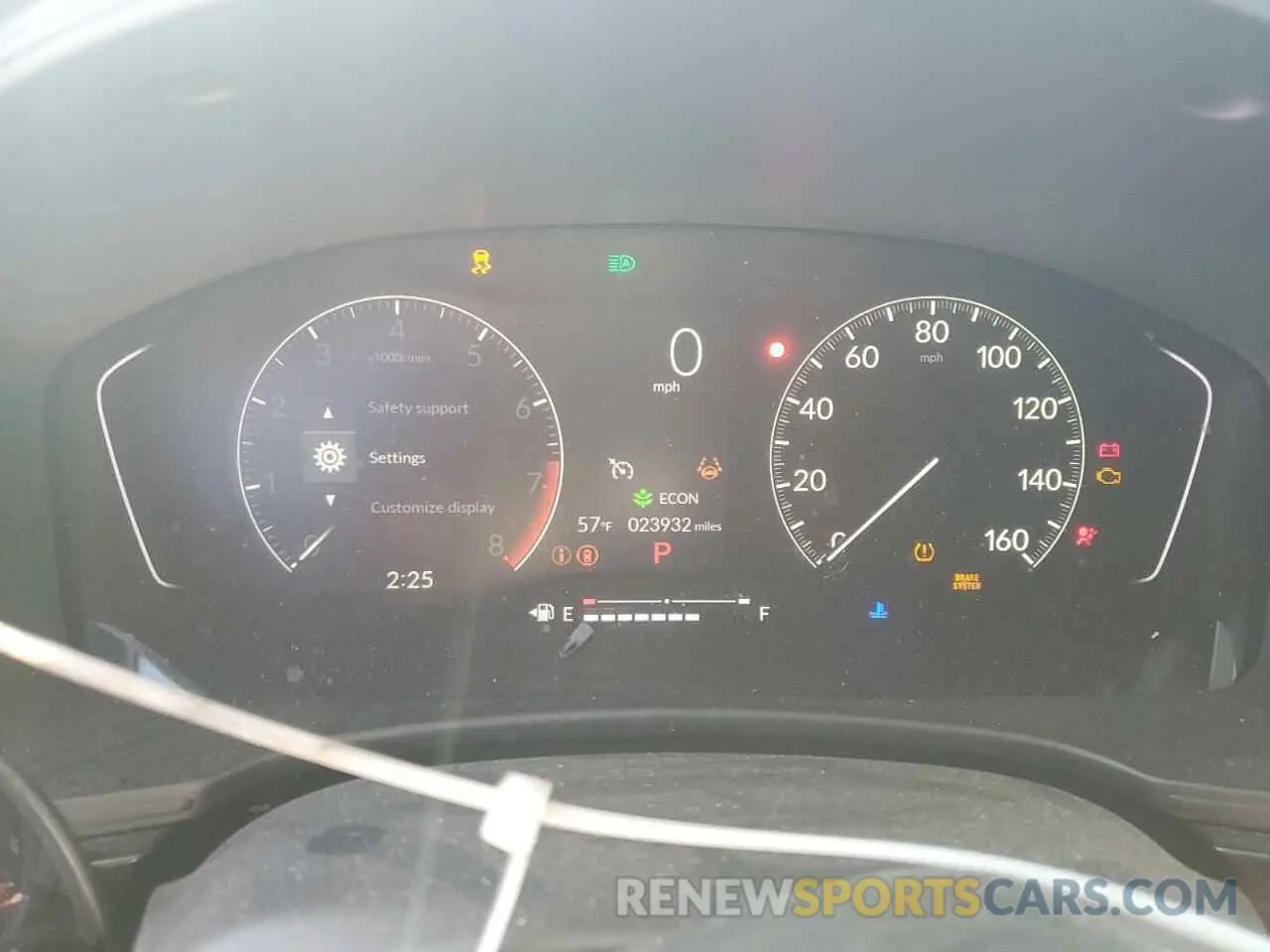 9 fotografías del automóvil dañado 2HGFE2F57PH504059 HONDA CIVIC 2023