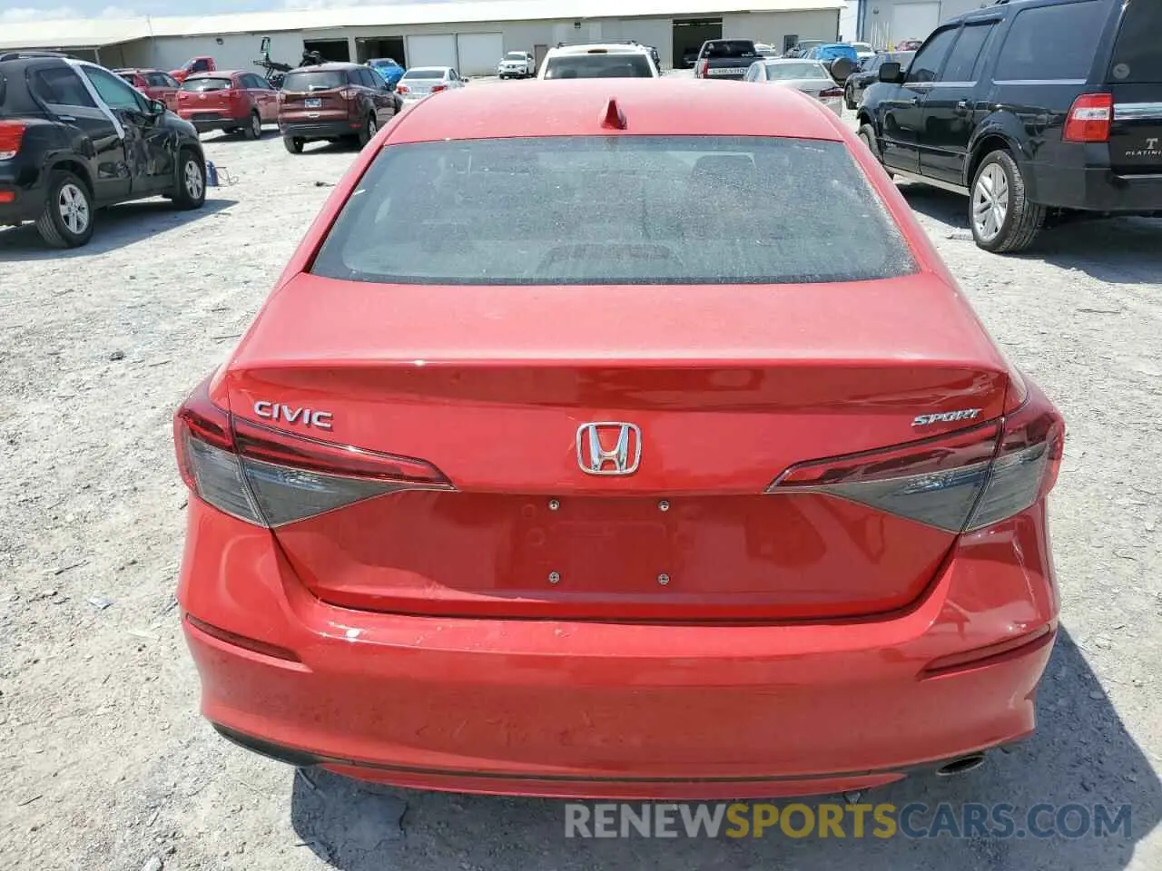 6 fotografías del automóvil dañado 2HGFE2F57PH521122 HONDA CIVIC 2023
