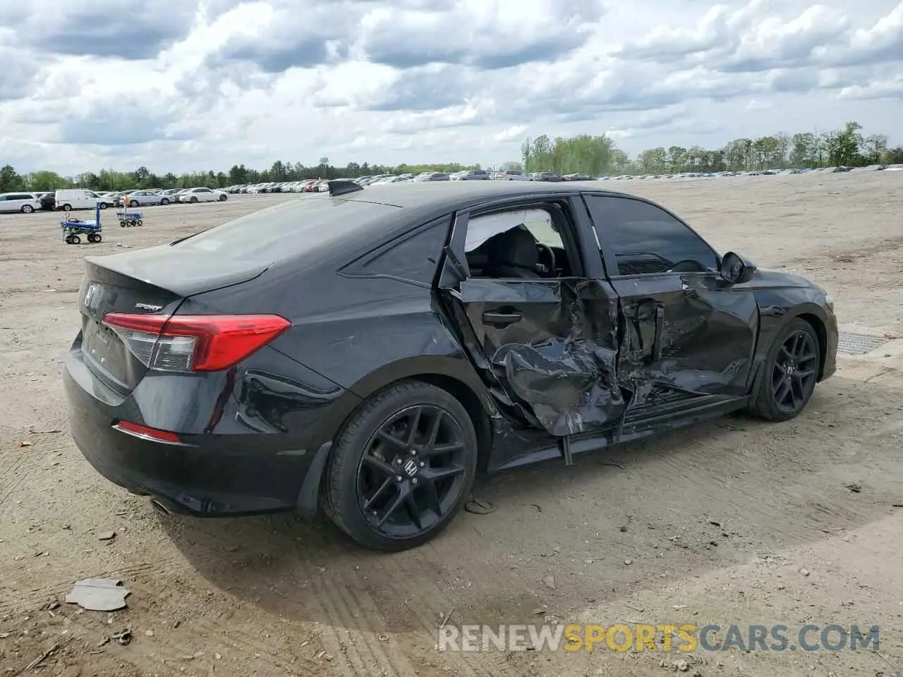 3 fotografías del automóvil dañado 2HGFE2F57PH549065 HONDA CIVIC 2023