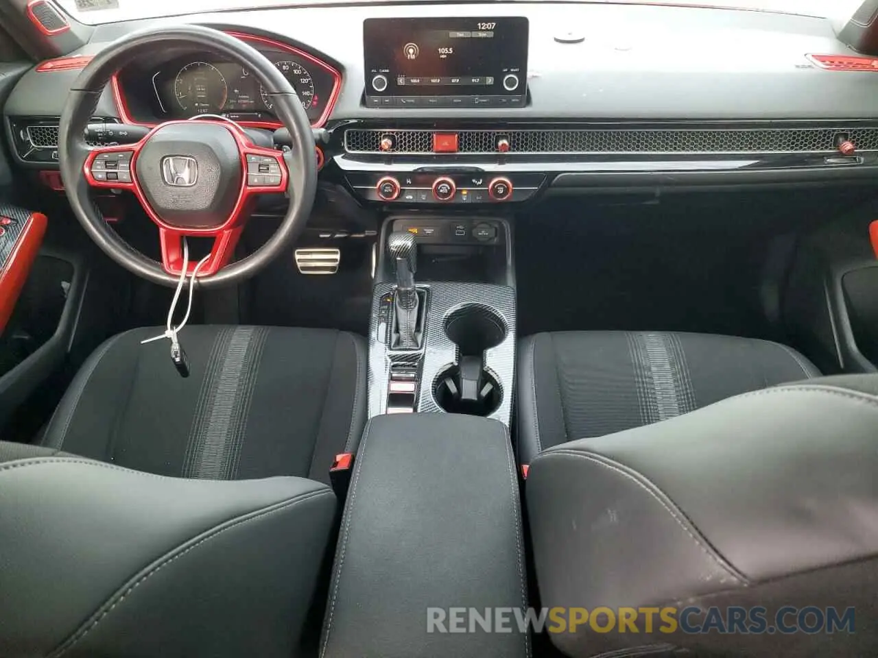 8 fotografías del automóvil dañado 2HGFE2F57PH564486 HONDA CIVIC 2023
