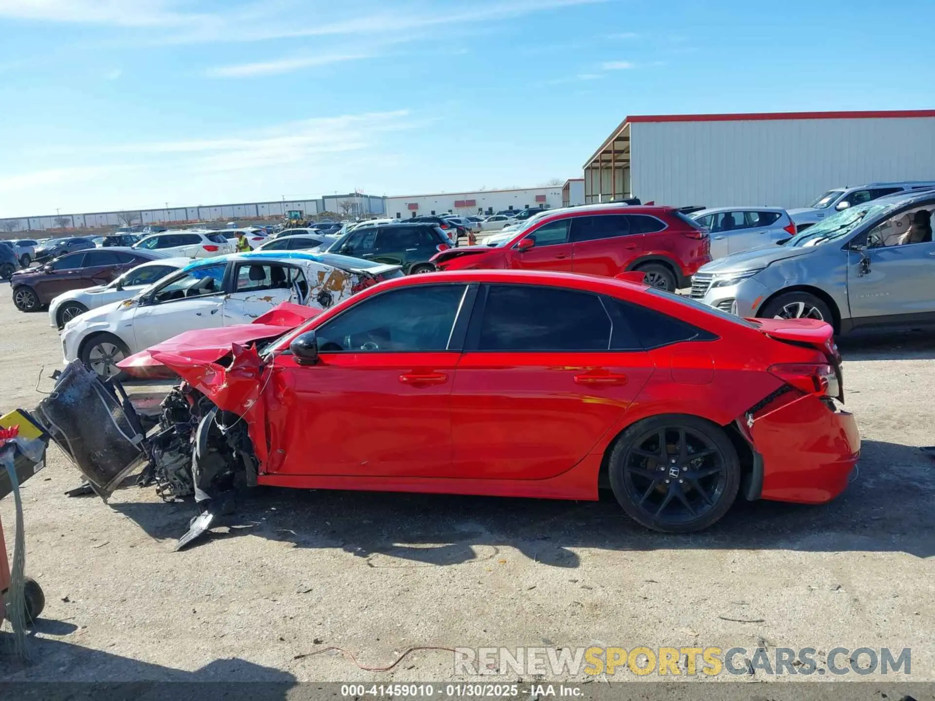14 fotografías del automóvil dañado 2HGFE2F58PH546126 HONDA CIVIC 2023