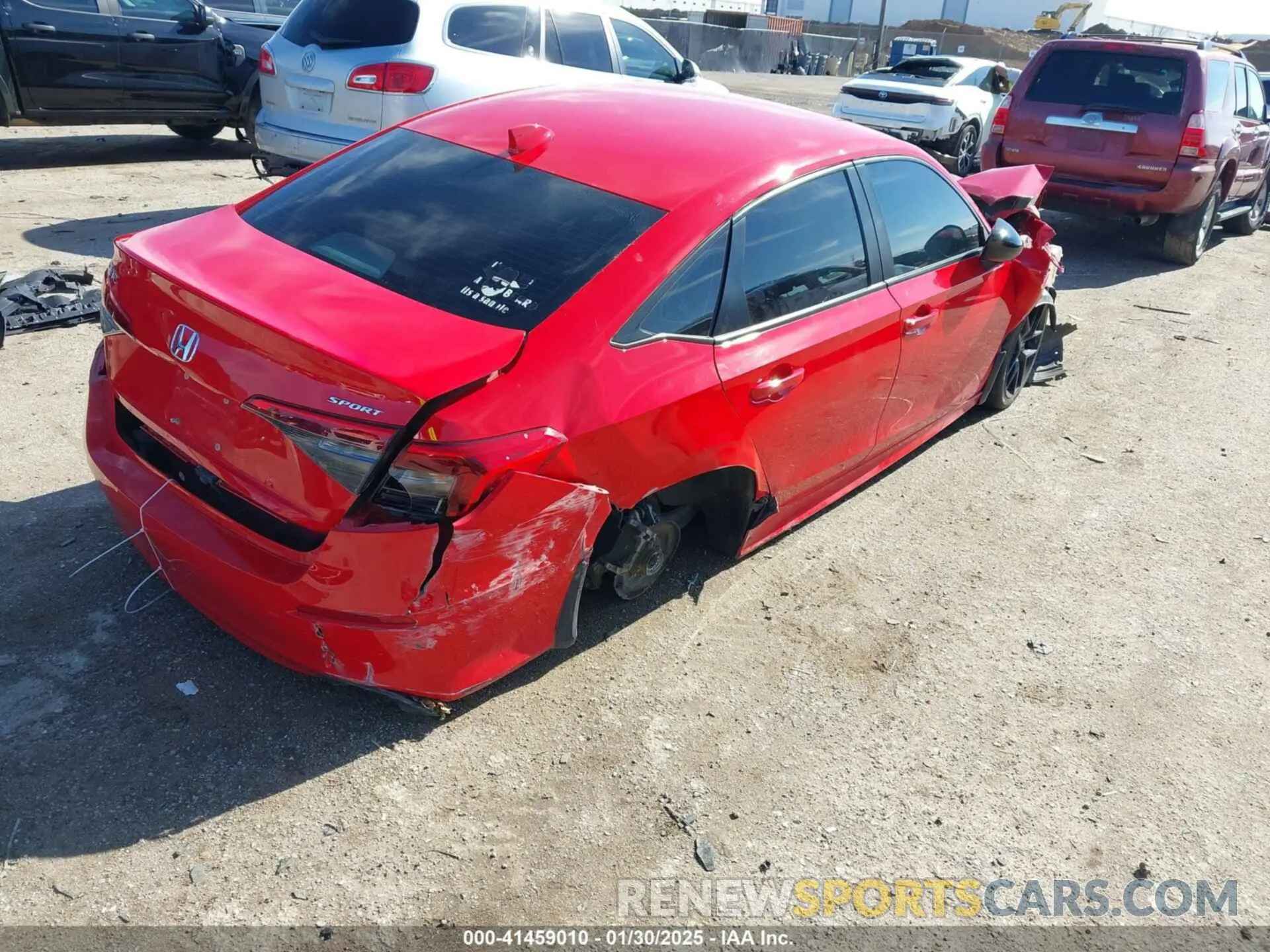 4 fotografías del automóvil dañado 2HGFE2F58PH546126 HONDA CIVIC 2023