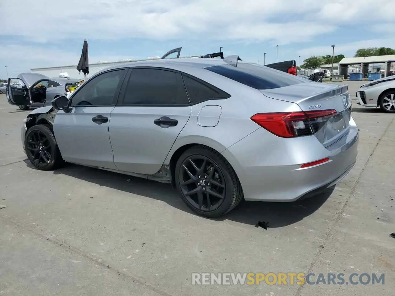 2 fotografías del automóvil dañado 2HGFE2F58PH567963 HONDA CIVIC 2023