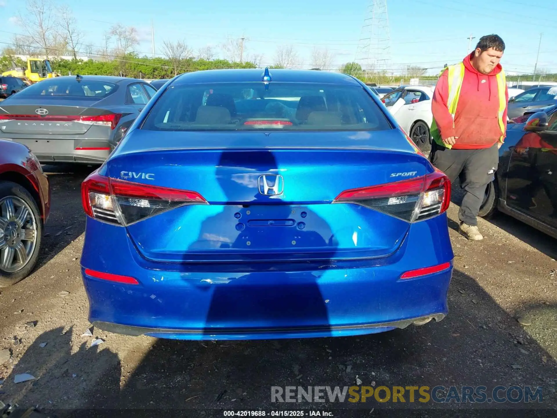 17 fotografías del automóvil dañado 2HGFE2F59PH502703 HONDA CIVIC 2023
