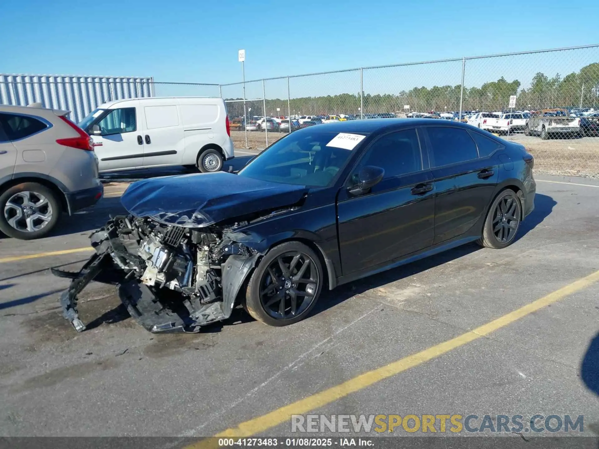 2 fotografías del automóvil dañado 2HGFE2F59PH509781 HONDA CIVIC 2023