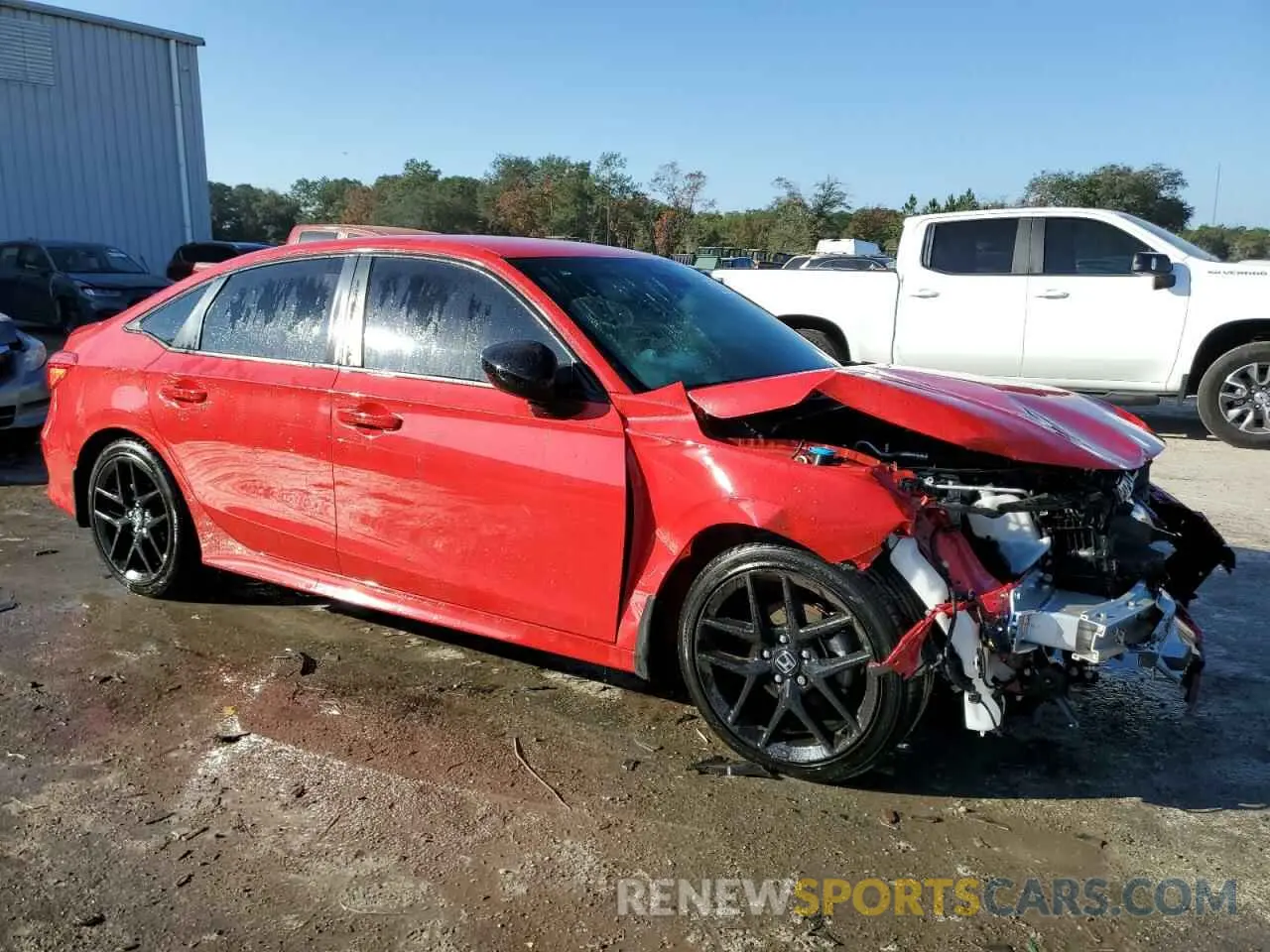 4 fotografías del automóvil dañado 2HGFE2F59PH531974 HONDA CIVIC 2023