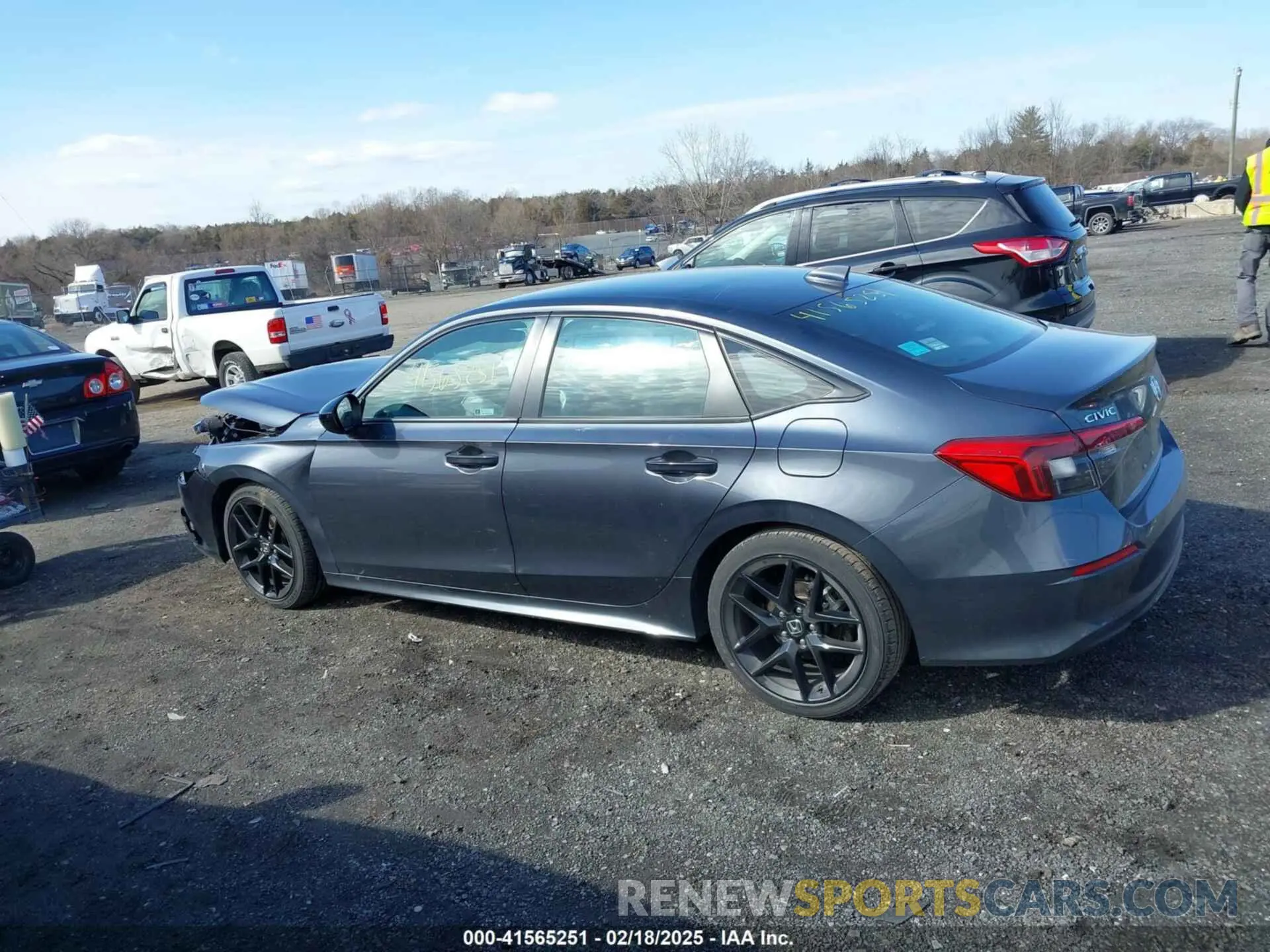 14 fotografías del automóvil dañado 2HGFE2F59PH558527 HONDA CIVIC 2023