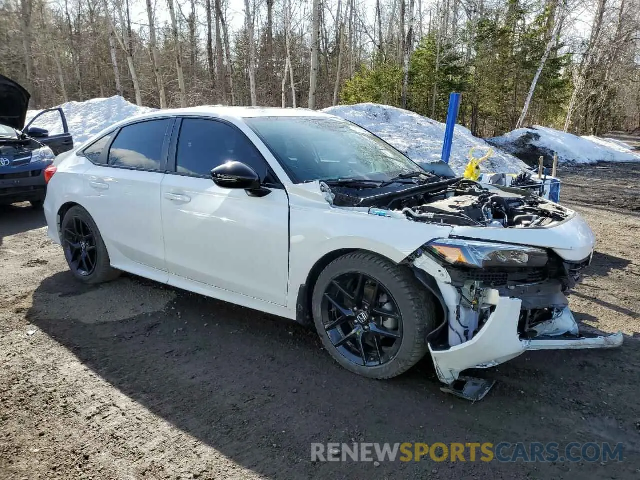 4 fotografías del automóvil dañado 2HGFE2F5XPH106666 HONDA CIVIC 2023