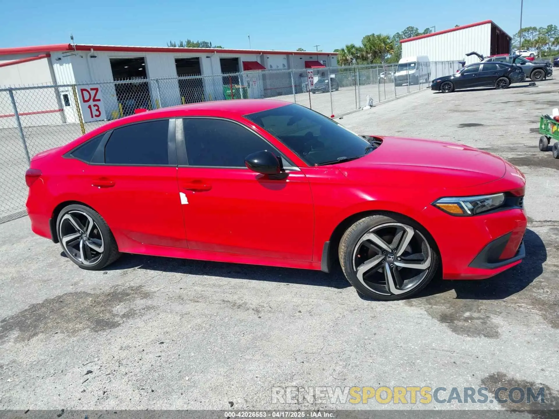 13 fotografías del automóvil dañado 2HGFE2F5XPH507442 HONDA CIVIC 2023