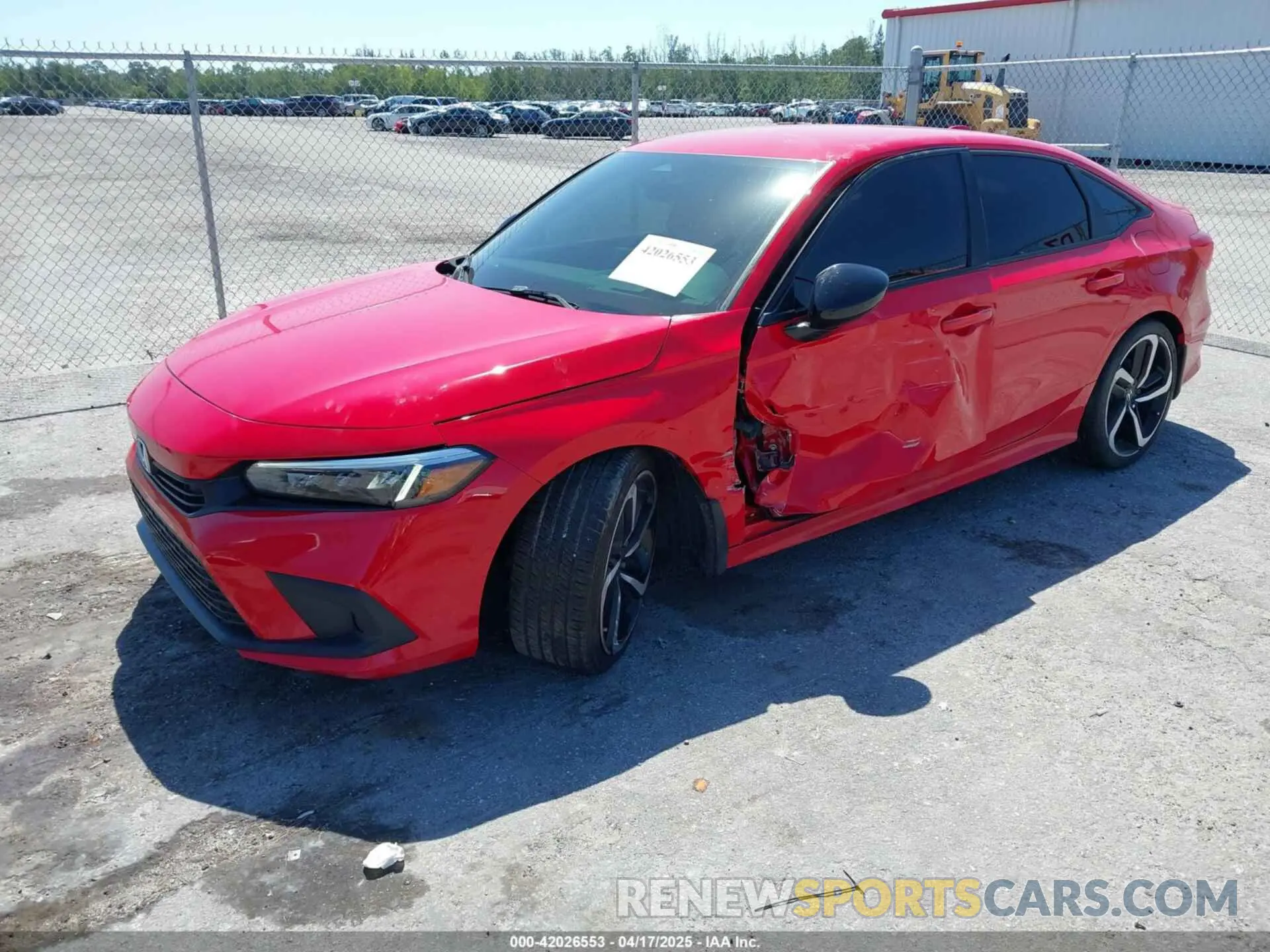 2 fotografías del automóvil dañado 2HGFE2F5XPH507442 HONDA CIVIC 2023