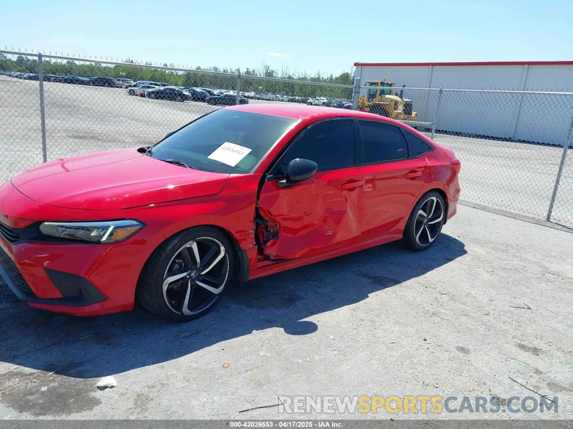 6 fotografías del automóvil dañado 2HGFE2F5XPH507442 HONDA CIVIC 2023