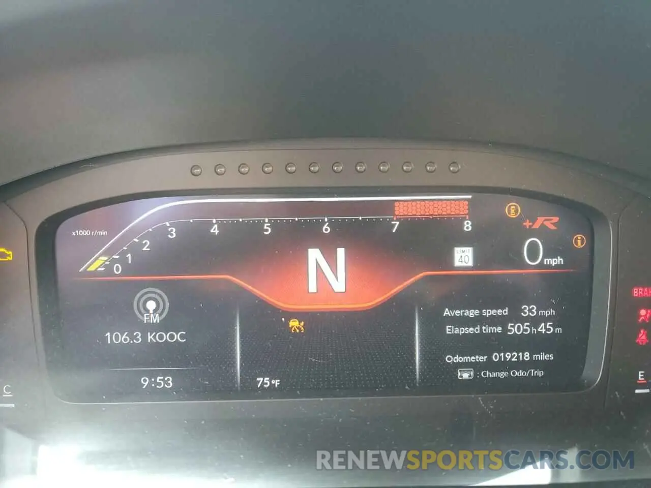 9 fotografías del automóvil dañado JHMFL5G46PX000608 HONDA CIVIC 2023