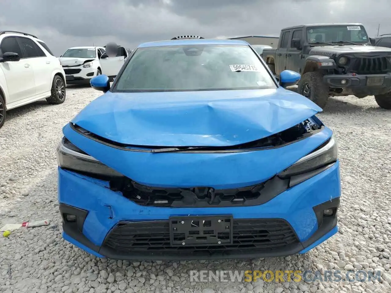5 fotografías del automóvil dañado 19XFL1G83RE019729 HONDA CIVIC 2024