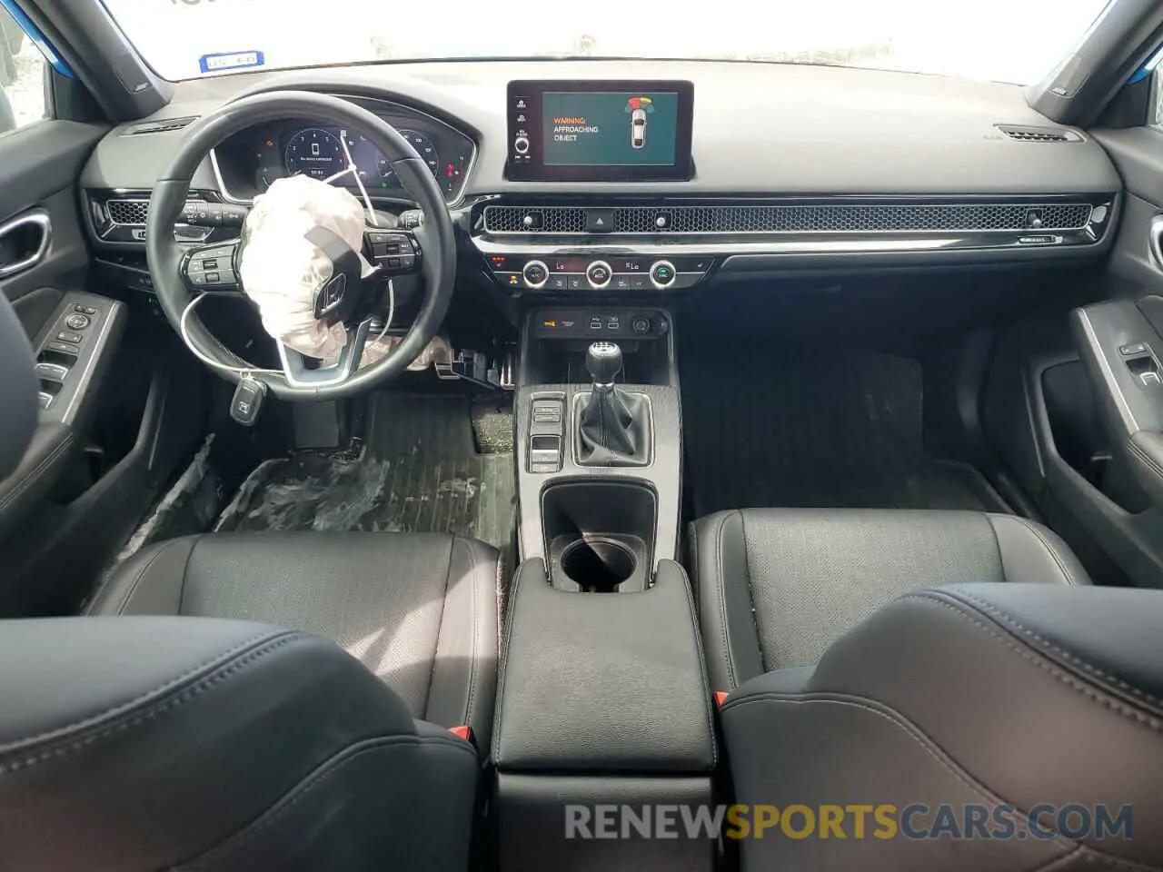 8 fotografías del automóvil dañado 19XFL1G83RE019729 HONDA CIVIC 2024