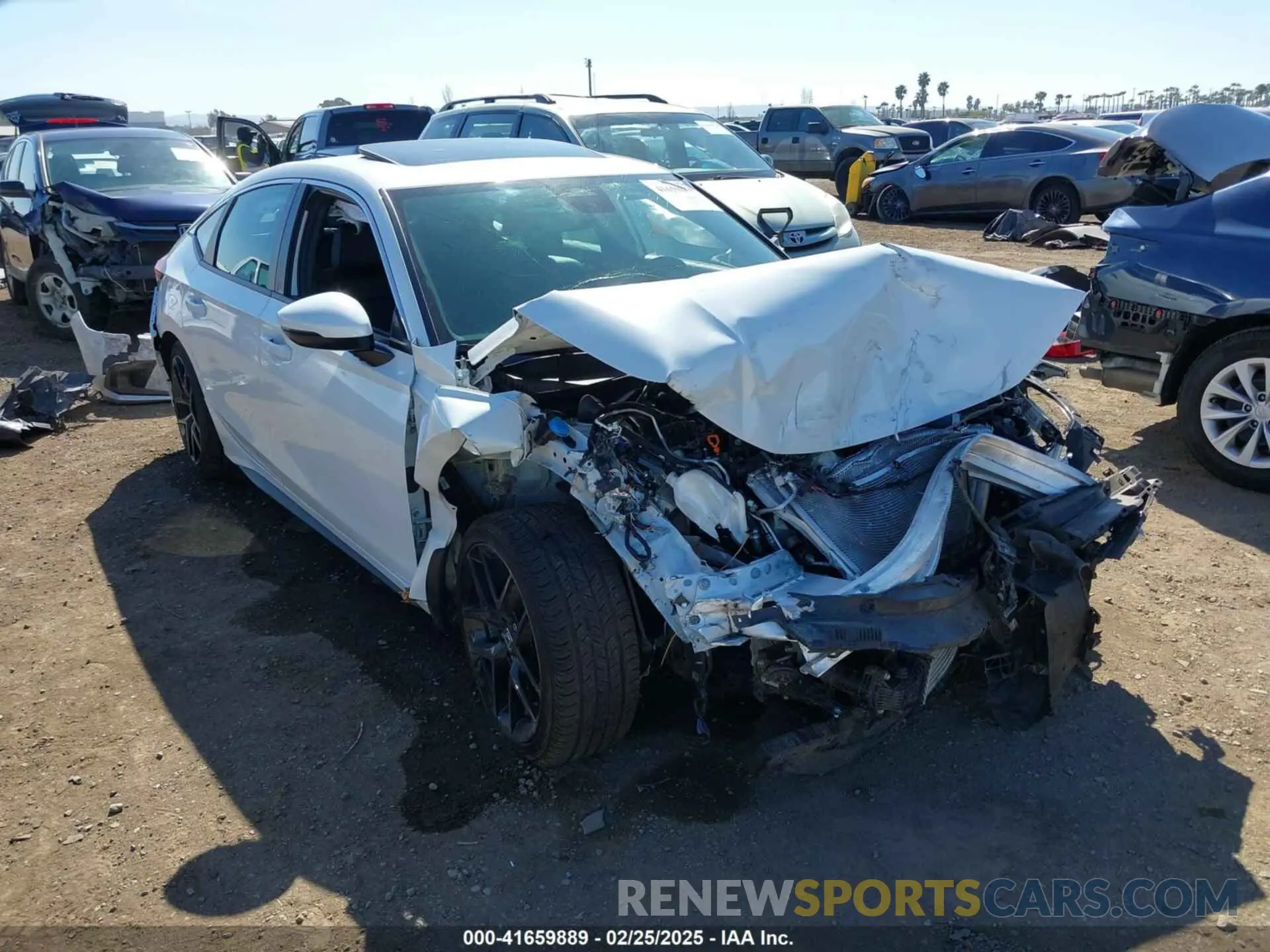1 fotografías del automóvil dañado 19XFL1G84RE029704 HONDA CIVIC 2024
