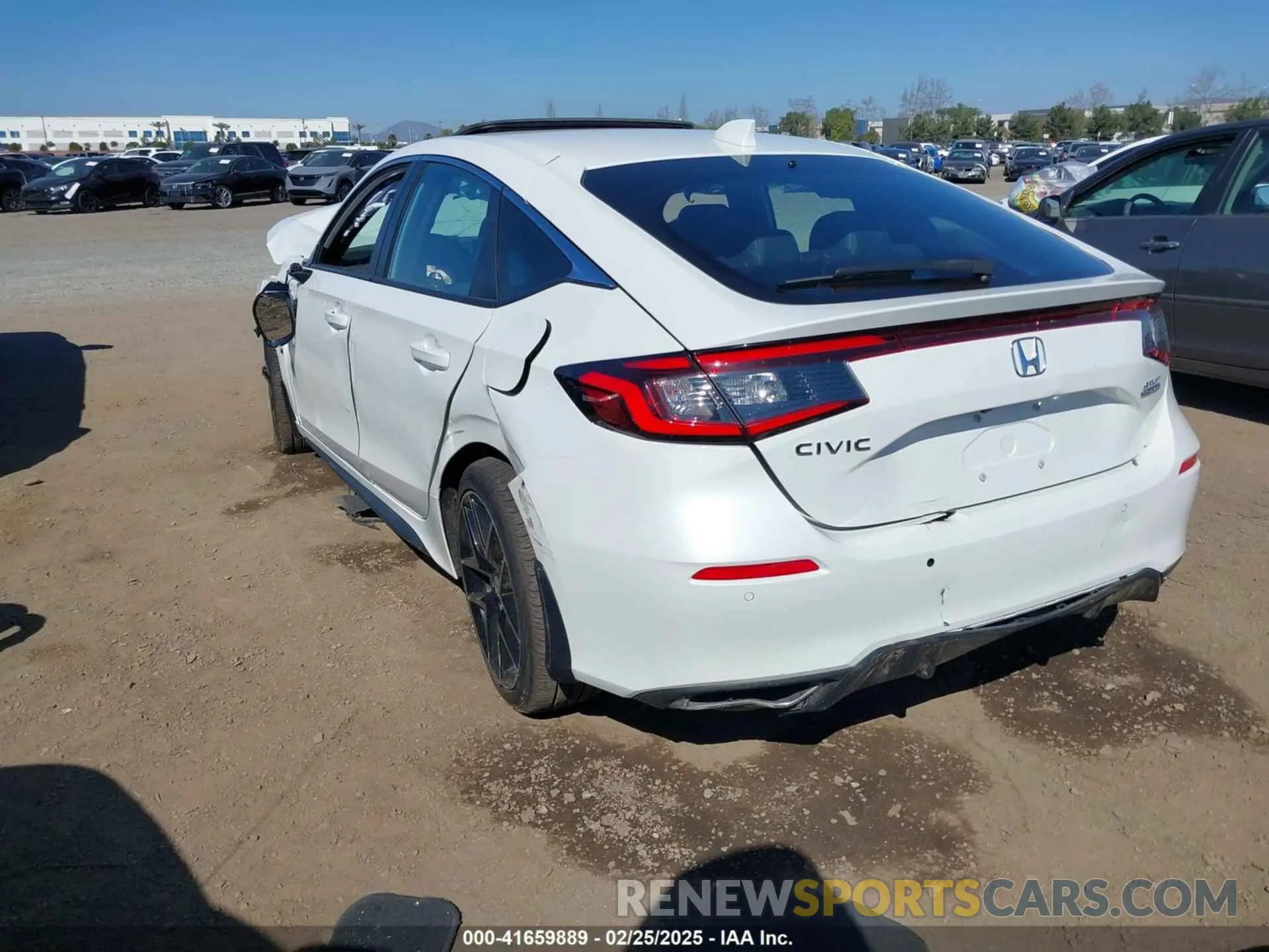 3 fotografías del automóvil dañado 19XFL1G84RE029704 HONDA CIVIC 2024