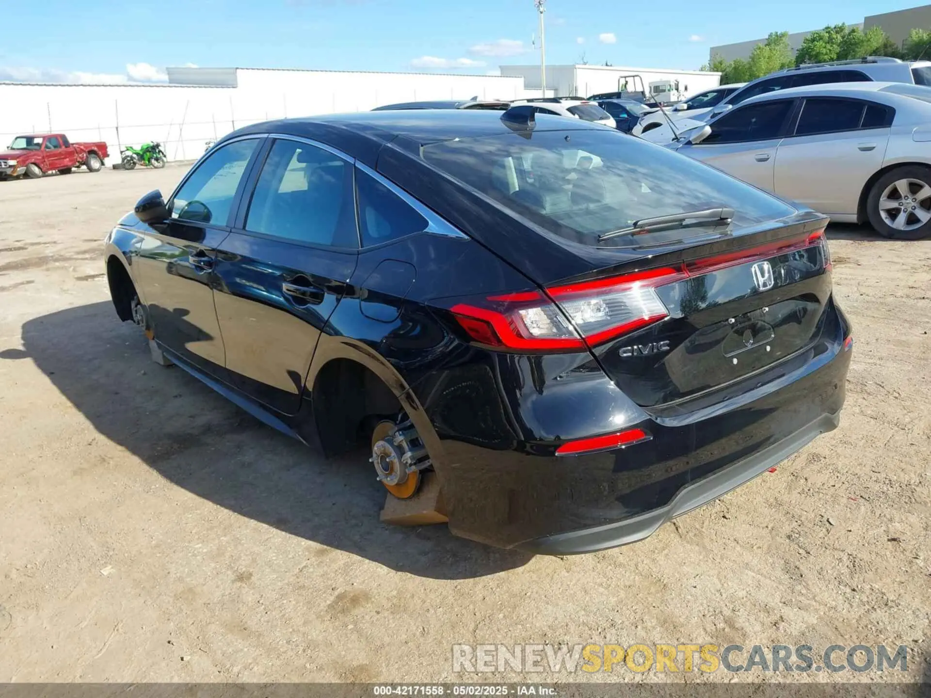 3 fotografías del automóvil dañado 19XFL1H70RE029348 HONDA CIVIC 2024