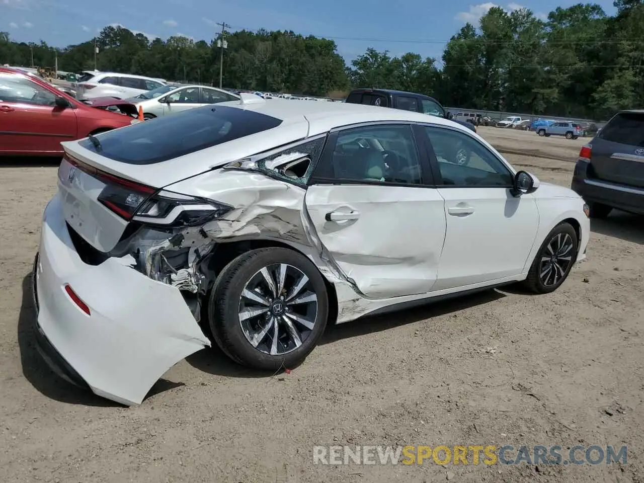 3 fotografías del automóvil dañado 19XFL1H73RE019414 HONDA CIVIC 2024