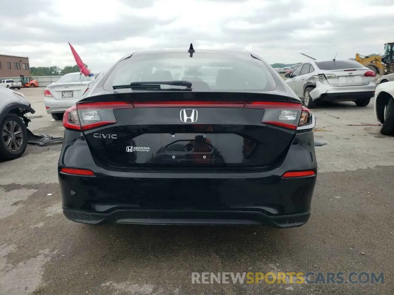 6 fotografías del automóvil dañado 19XFL1H78RE007551 HONDA CIVIC 2024
