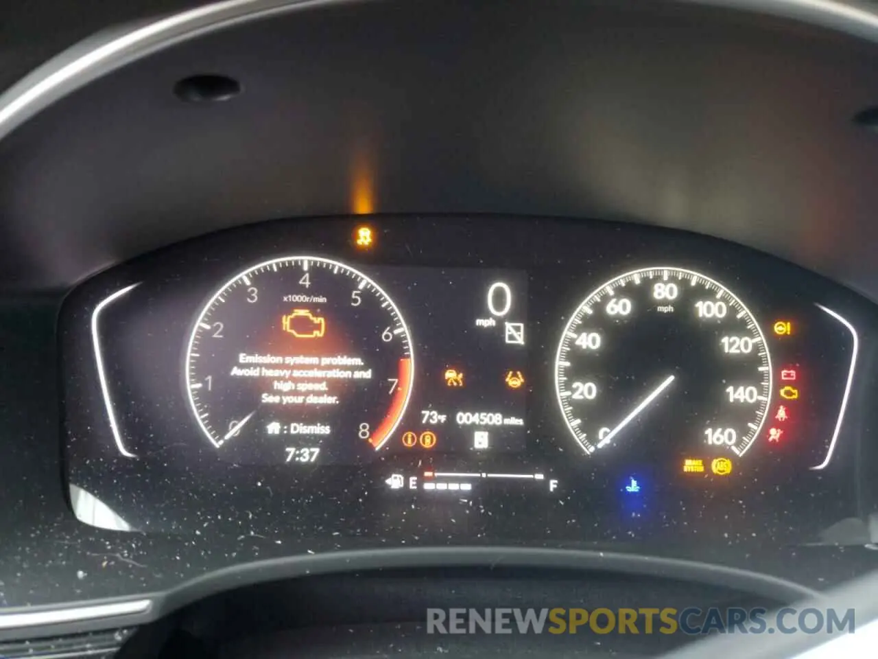 9 fotografías del automóvil dañado 19XFL1H78RE007551 HONDA CIVIC 2024