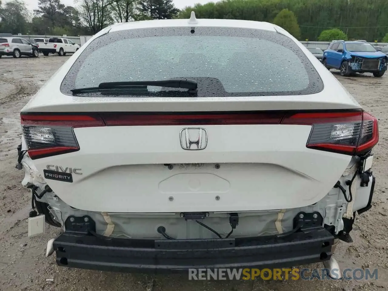 6 fotografías del automóvil dañado 19XFL1H7XRE012055 HONDA CIVIC 2024