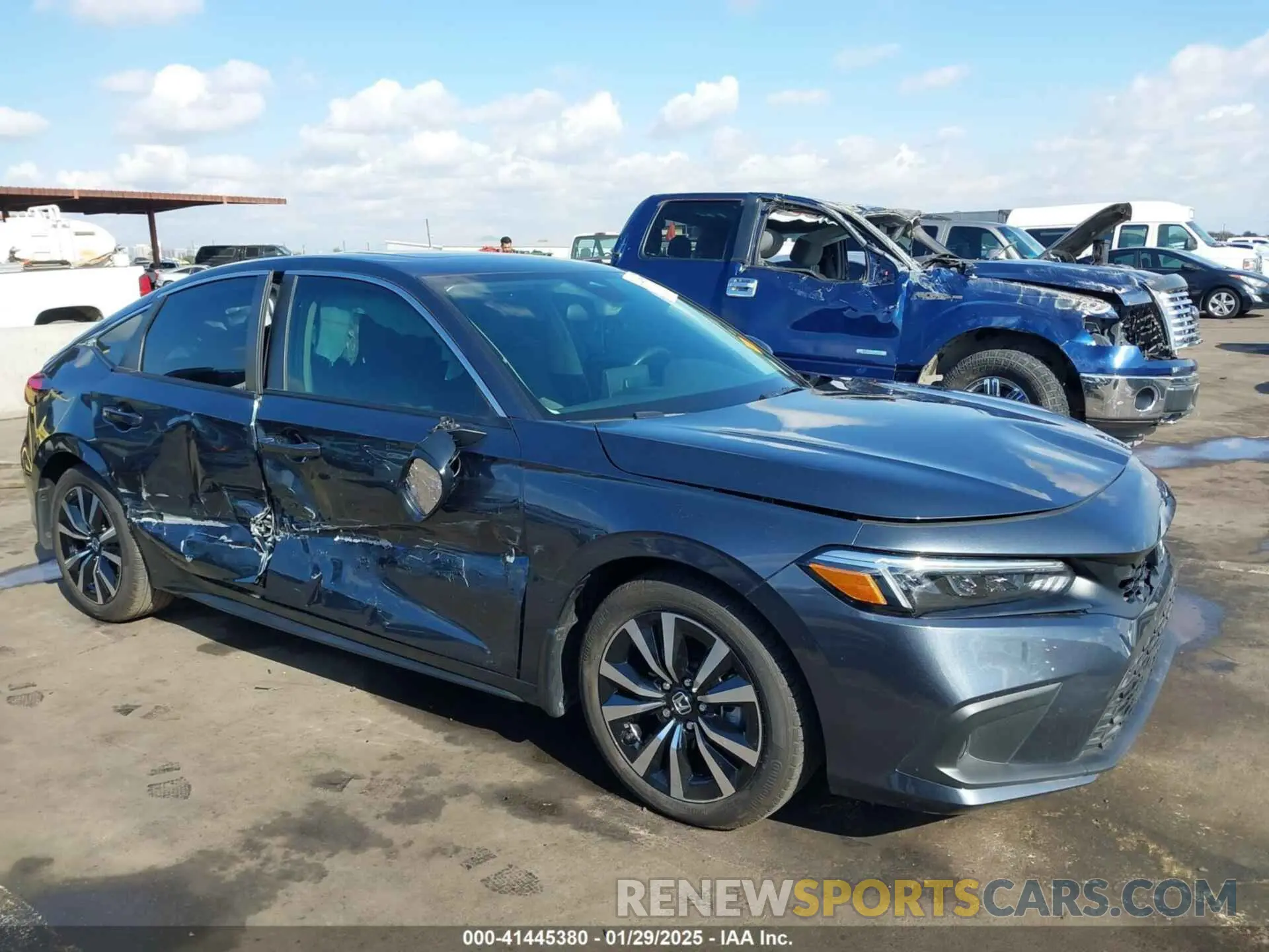 6 fotografías del automóvil dañado 19XFL1H7XRE018972 HONDA CIVIC 2024