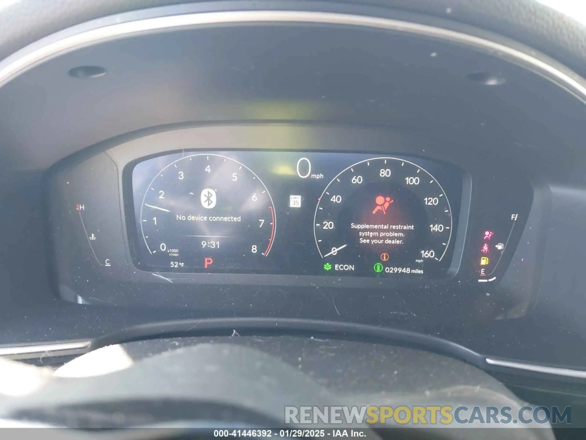 7 fotografías del automóvil dañado 19XFL1H80RE022375 HONDA CIVIC 2024