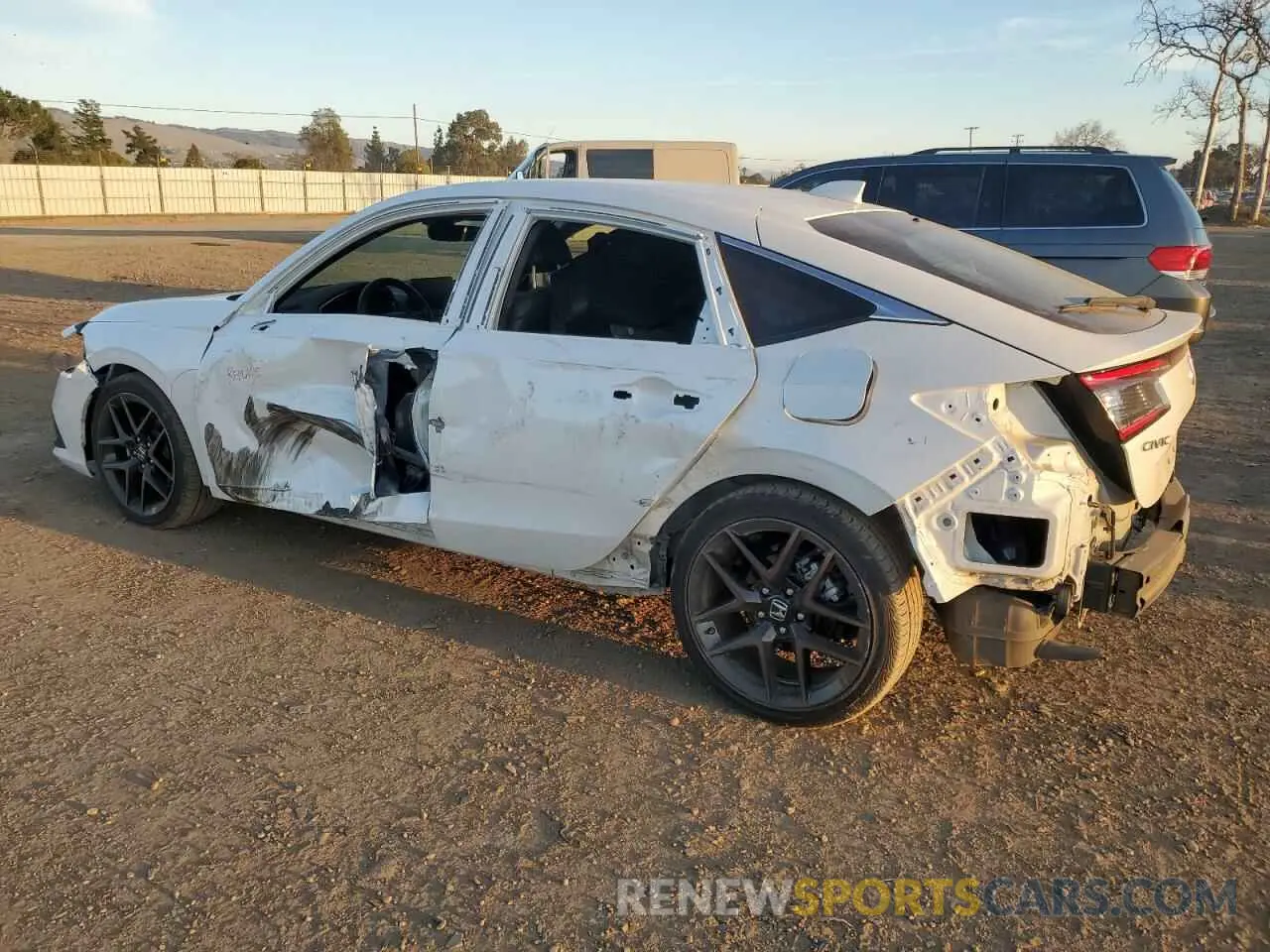 2 fotografías del automóvil dañado 19XFL1H83RE011886 HONDA CIVIC 2024