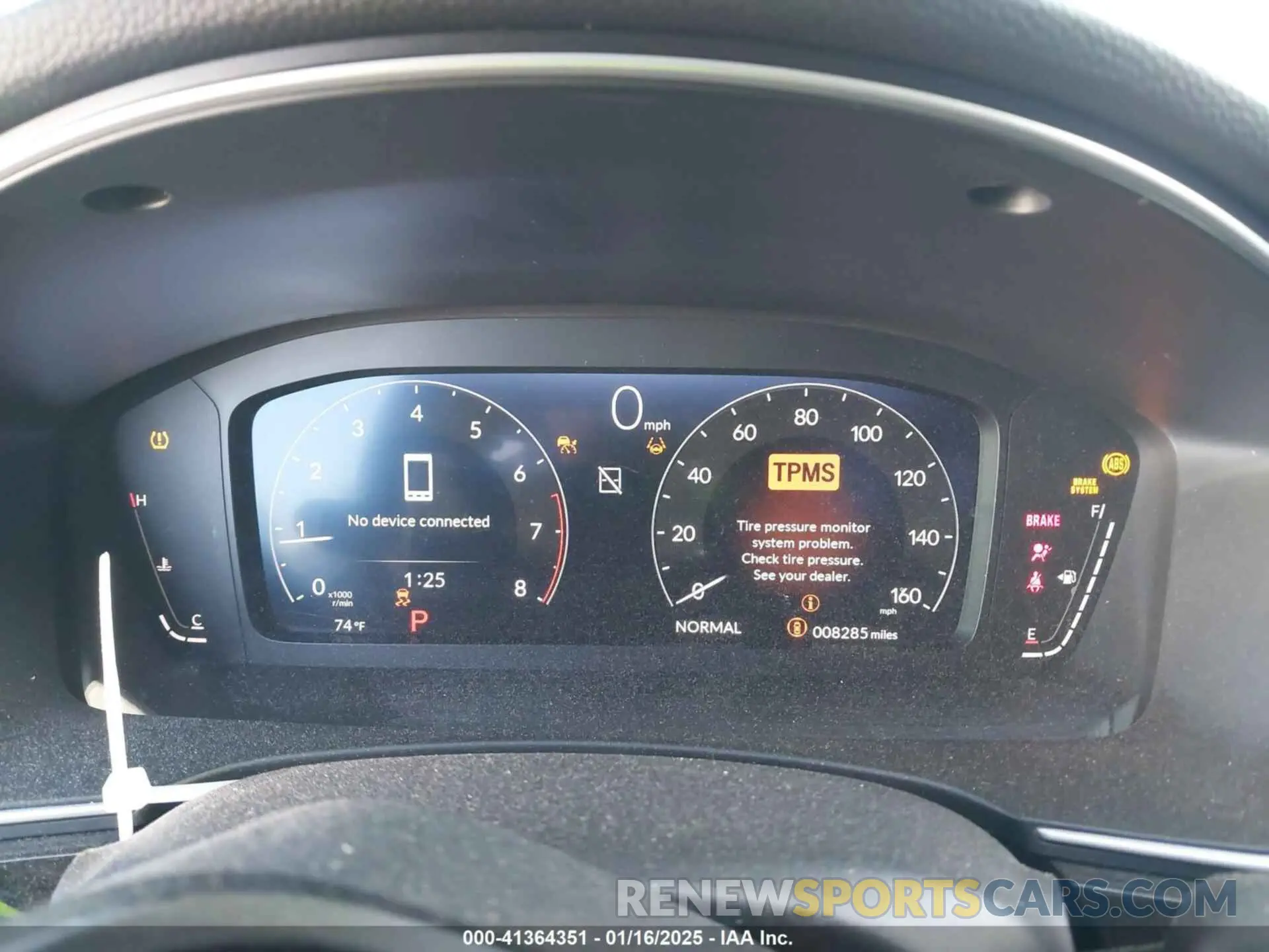 7 fotografías del automóvil dañado 19XFL1H84RE016689 HONDA CIVIC 2024