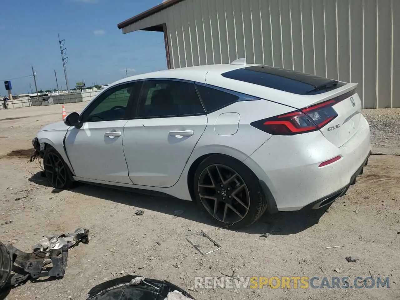 2 fotografías del automóvil dañado 19XFL1H84RE018331 HONDA CIVIC 2024