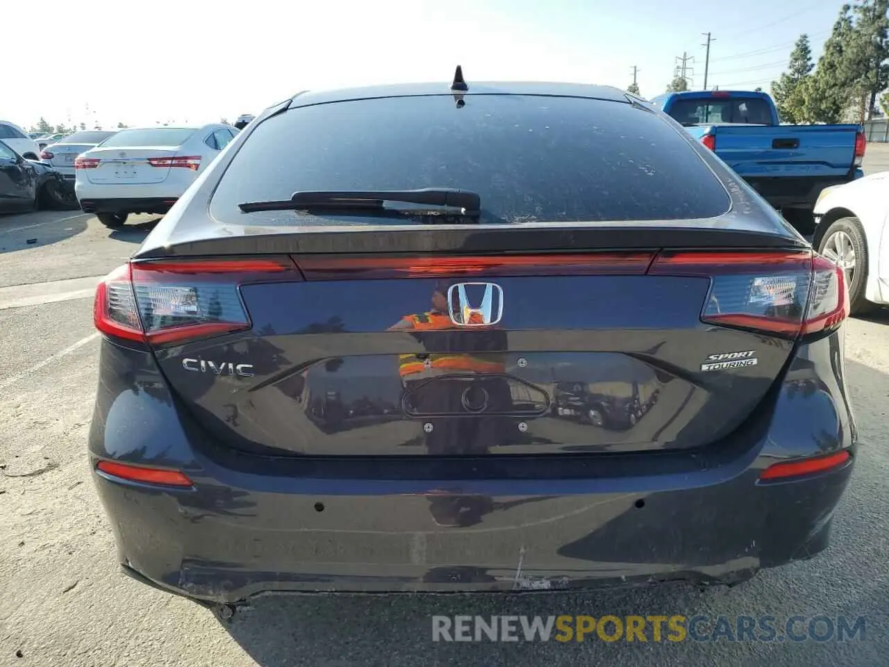6 fotografías del automóvil dañado 19XFL1H86RE022607 HONDA CIVIC 2024