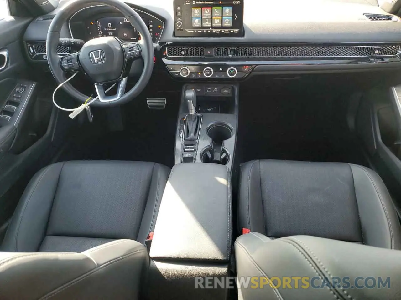 8 fotografías del automóvil dañado 19XFL1H86RE022607 HONDA CIVIC 2024