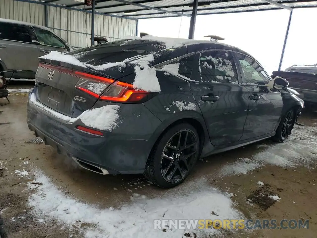 3 fotografías del automóvil dañado 19XFL1H87RE001670 HONDA CIVIC 2024