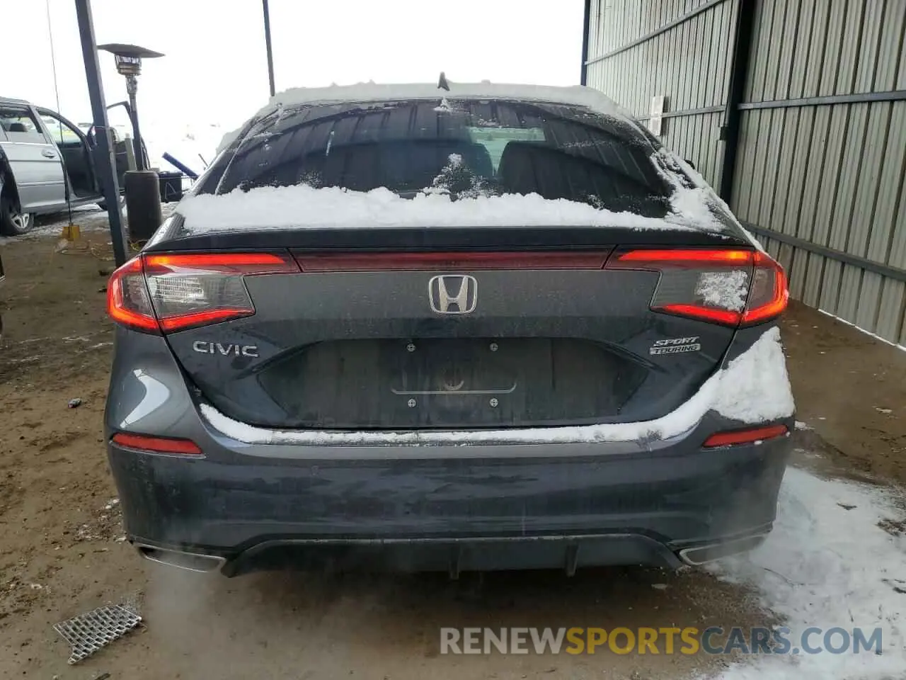 6 fotografías del automóvil dañado 19XFL1H87RE001670 HONDA CIVIC 2024