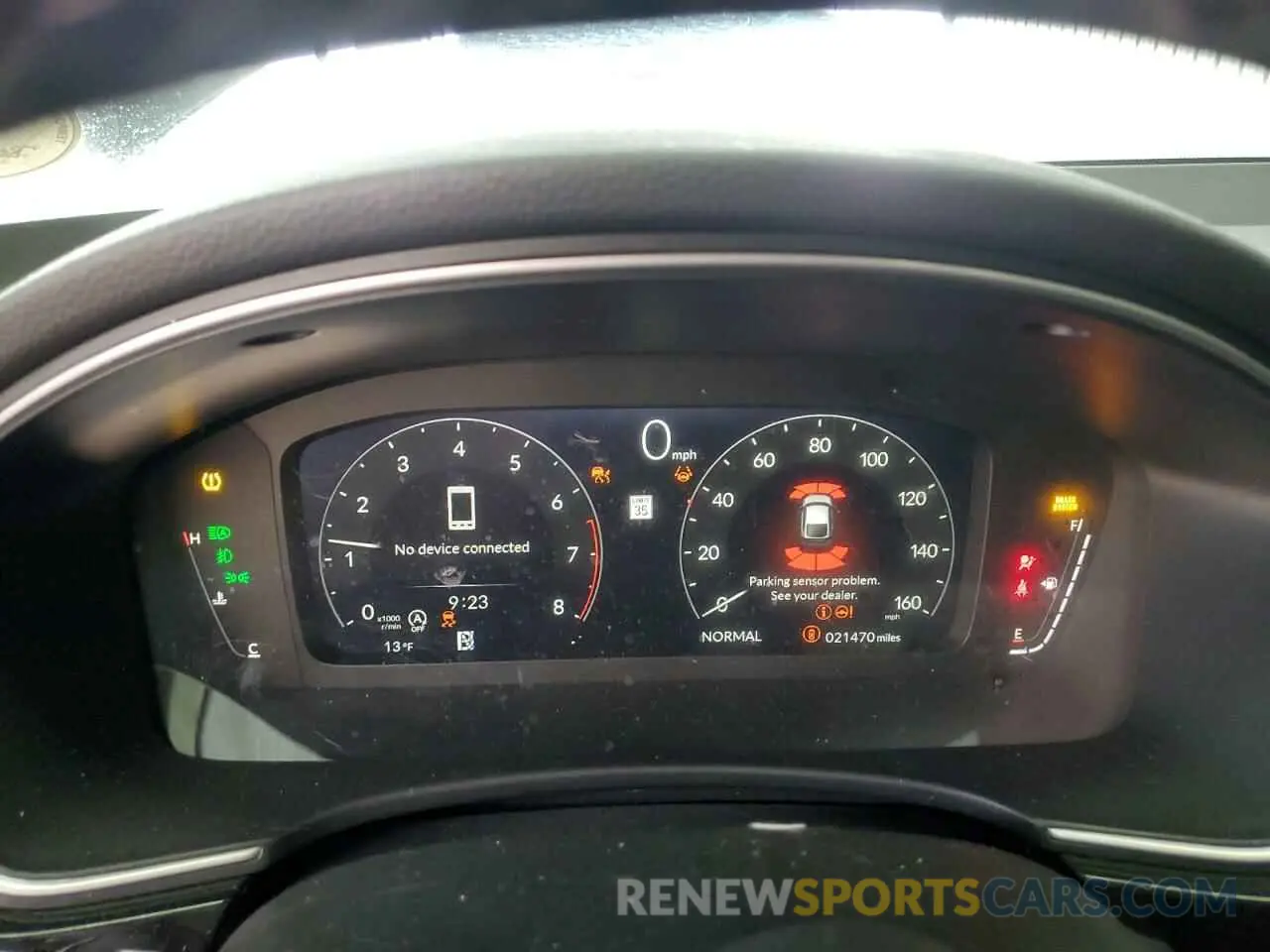 9 fotografías del automóvil dañado 19XFL1H87RE001670 HONDA CIVIC 2024