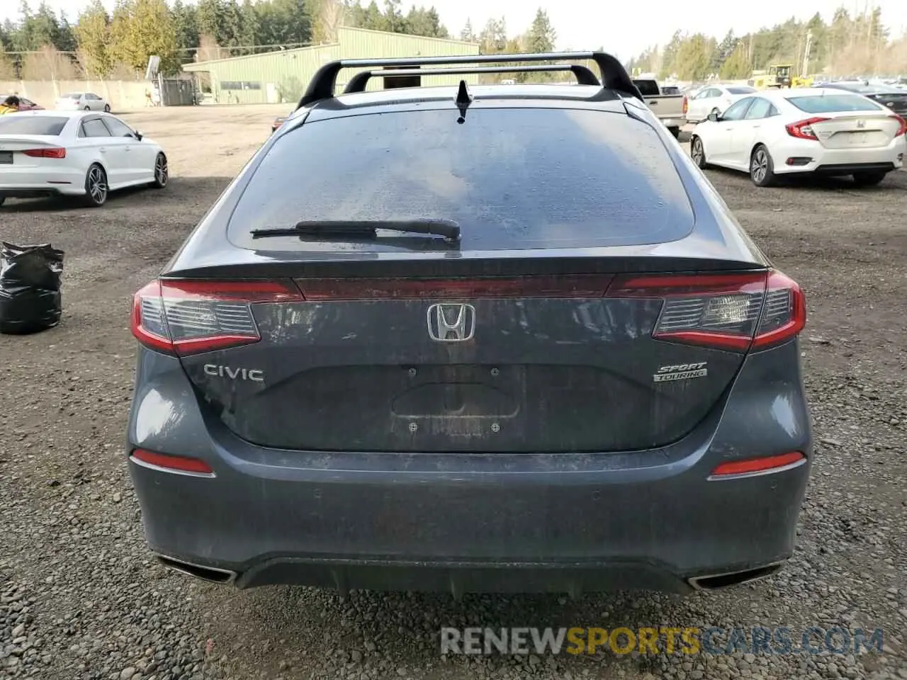 6 fotografías del automóvil dañado 19XFL1H87RE019098 HONDA CIVIC 2024