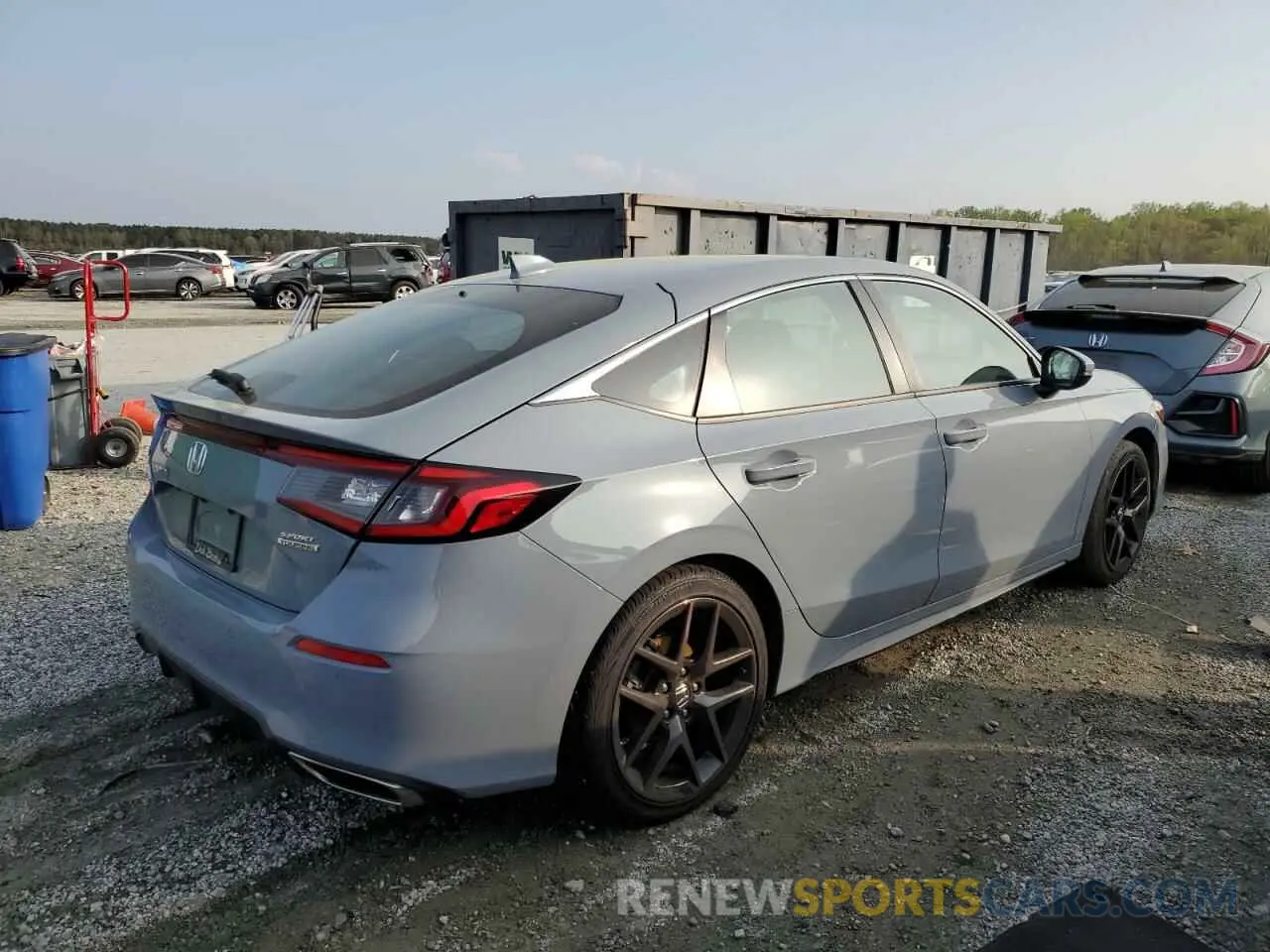 3 fotografías del automóvil dañado 19XFL1H87RE032496 HONDA CIVIC 2024
