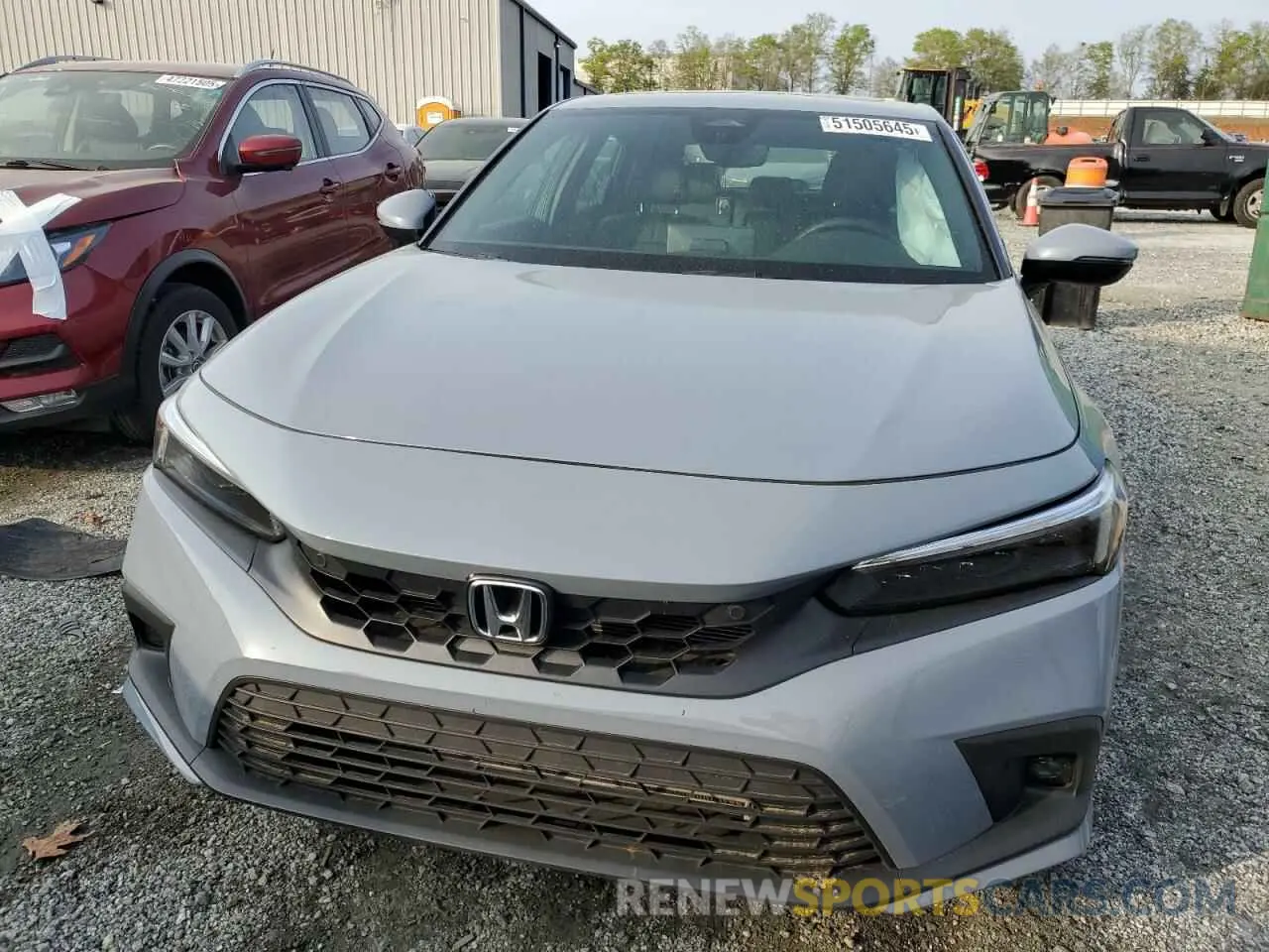 5 fotografías del automóvil dañado 19XFL1H87RE032496 HONDA CIVIC 2024