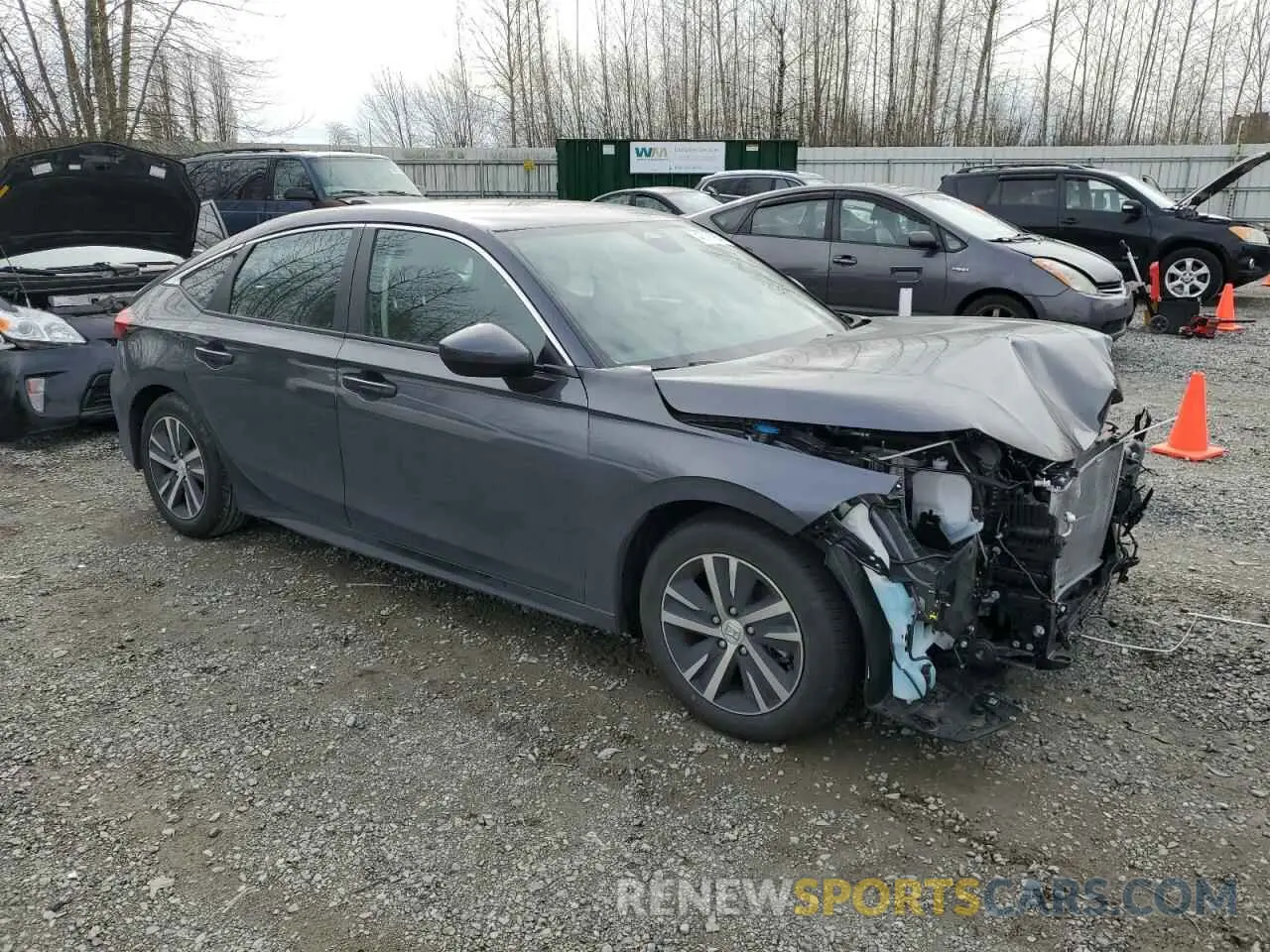4 fotografías del automóvil dañado 19XFL2H53RE013441 HONDA CIVIC 2024
