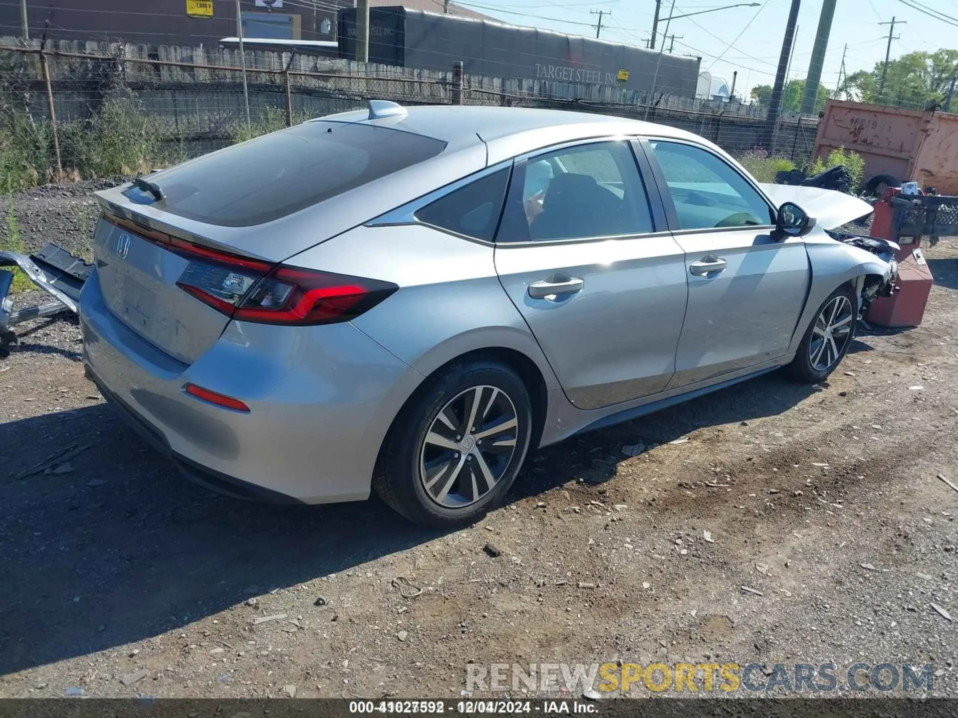 4 fotografías del automóvil dañado 19XFL2H58RE006016 HONDA CIVIC 2024