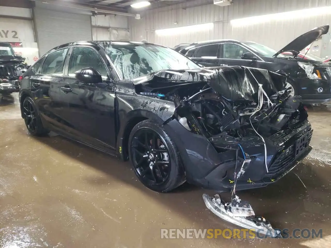 4 fotografías del automóvil dañado 19XFL2H80RE015058 HONDA CIVIC 2024