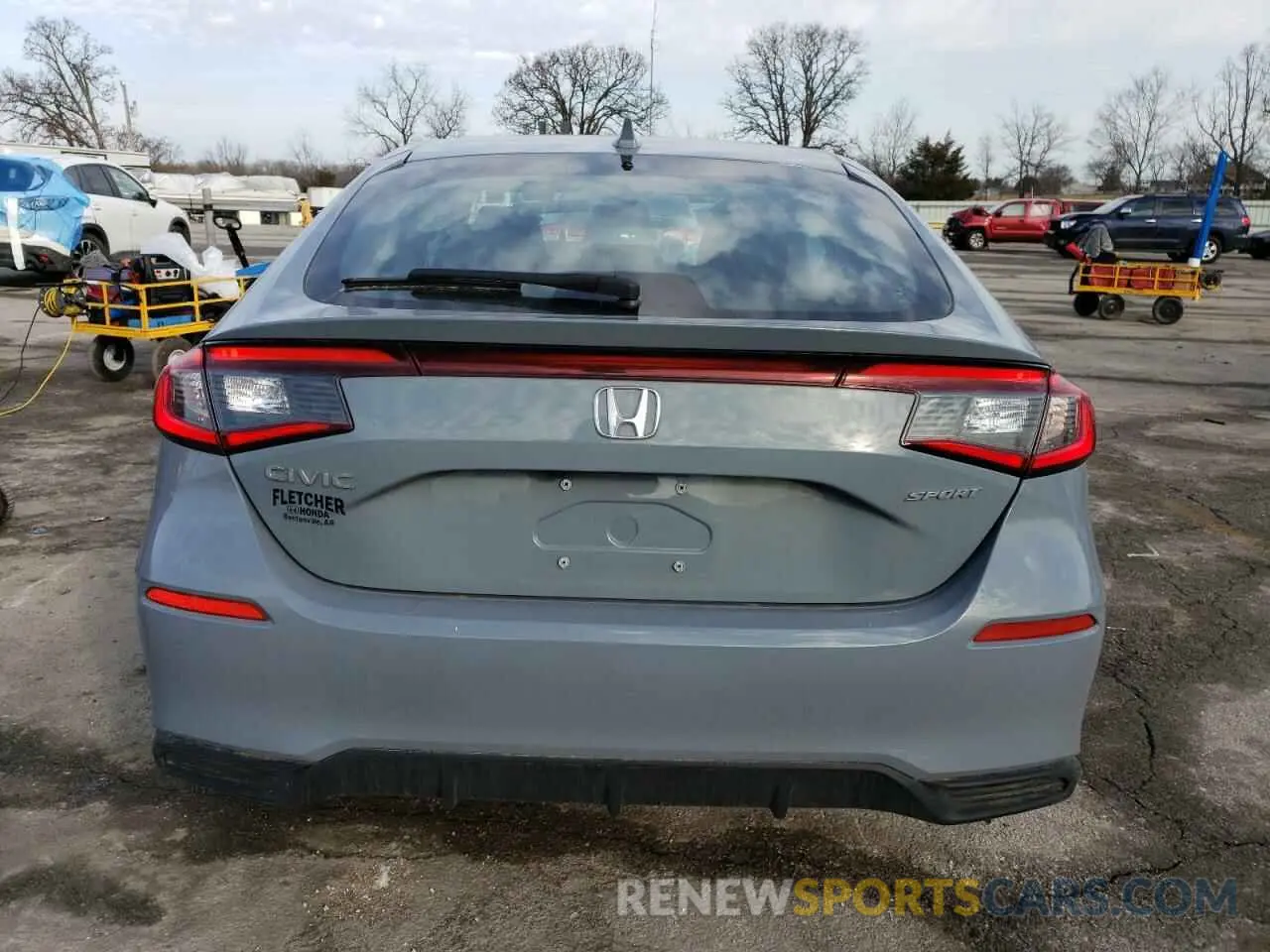 6 fotografías del automóvil dañado 19XFL2H82RE011996 HONDA CIVIC 2024