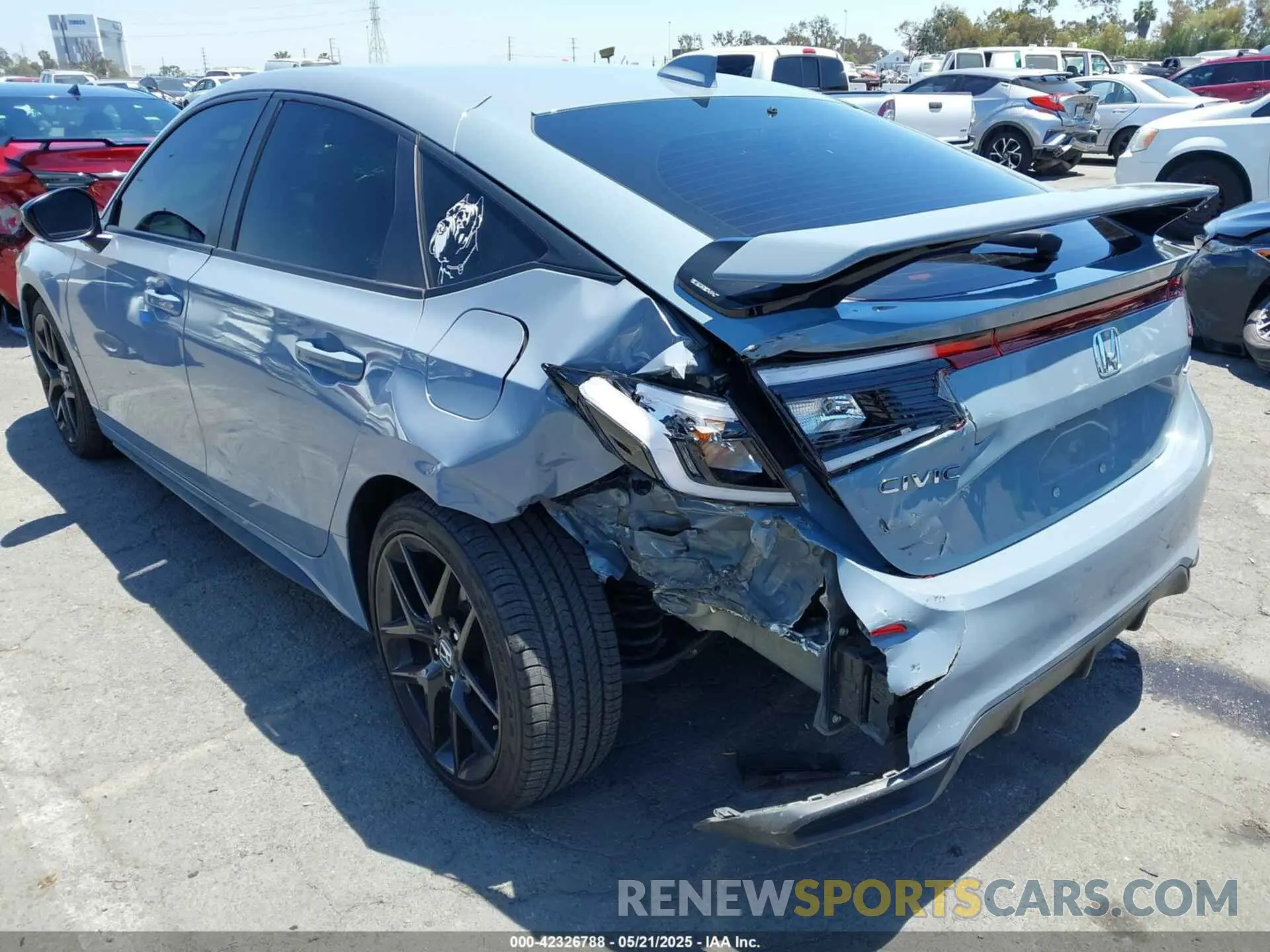 6 fotografías del automóvil dañado 19XFL2H83RE000425 HONDA CIVIC 2024