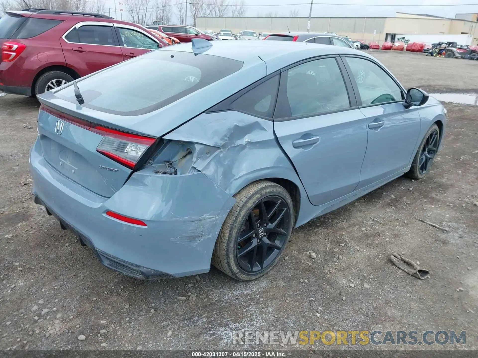 4 fotografías del automóvil dañado 19XFL2H83RE007407 HONDA CIVIC 2024