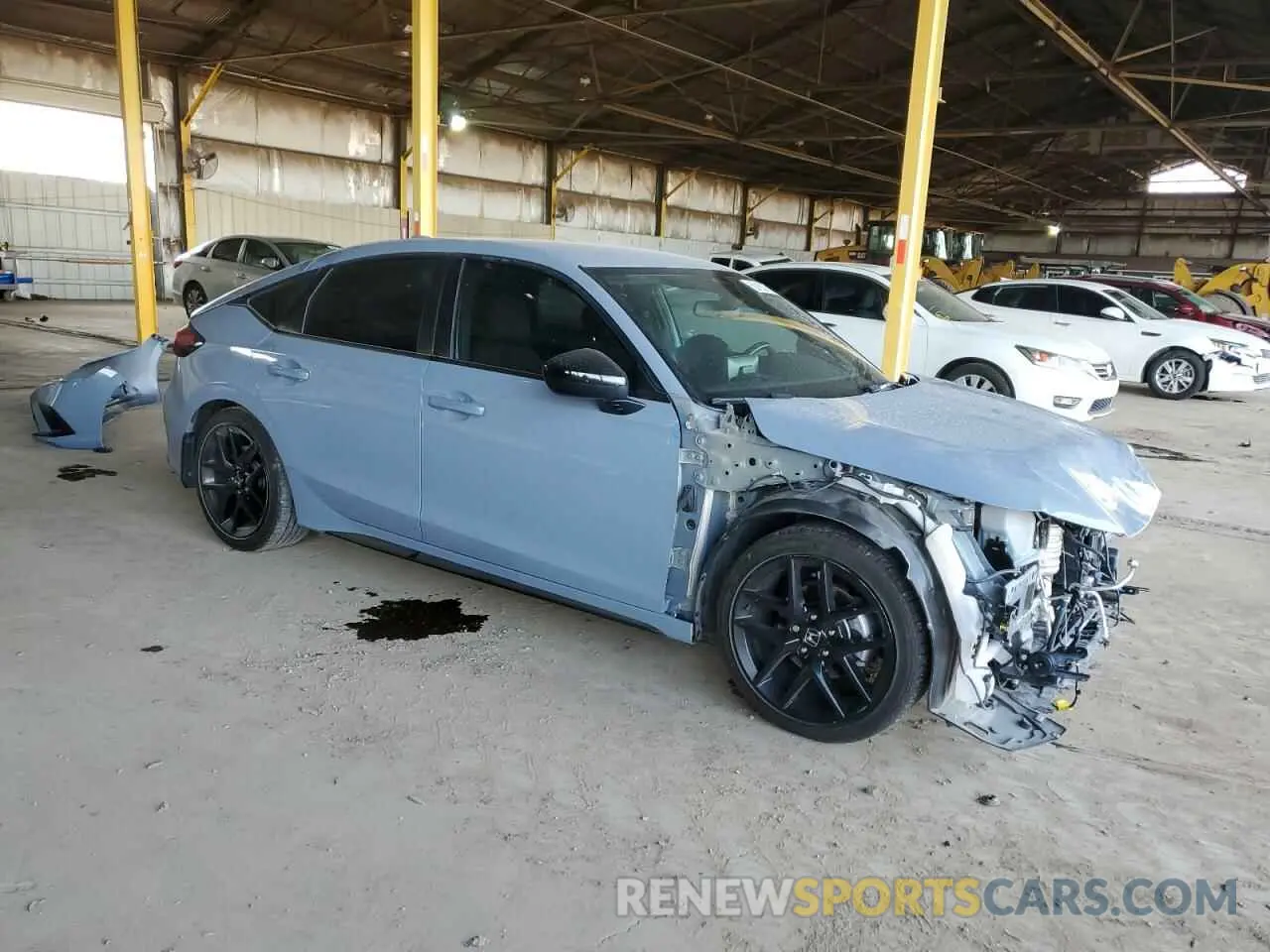 4 fotografías del automóvil dañado 19XFL2H83RE010517 HONDA CIVIC 2024