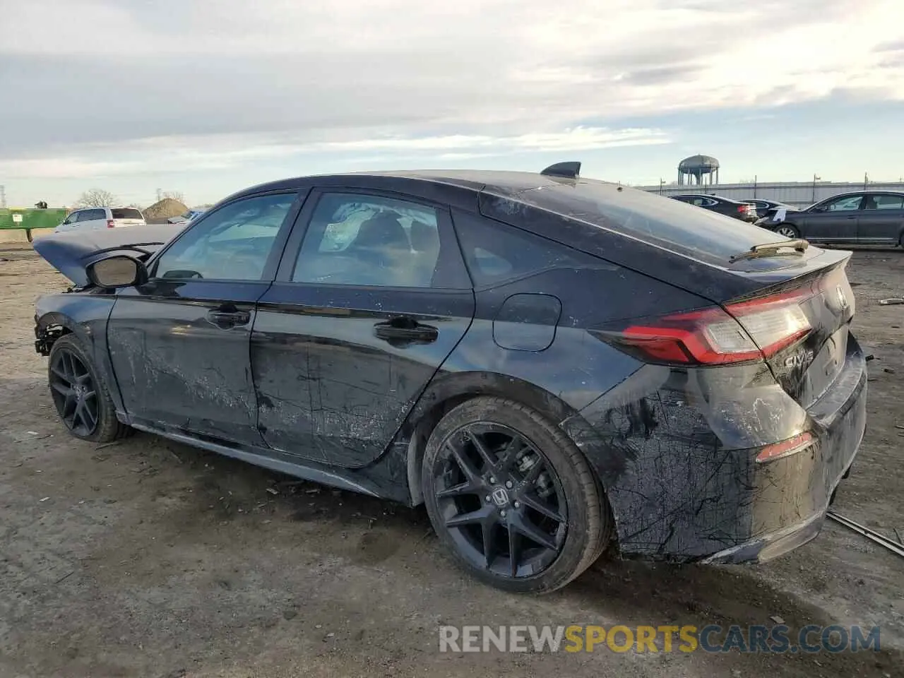 2 fotografías del automóvil dañado 19XFL2H83RE018522 HONDA CIVIC 2024