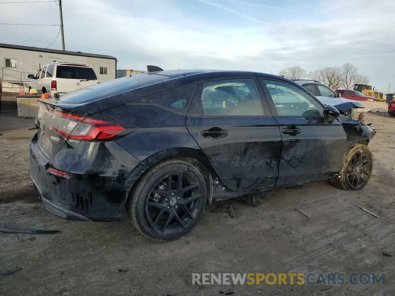 3 fotografías del automóvil dañado 19XFL2H83RE018522 HONDA CIVIC 2024